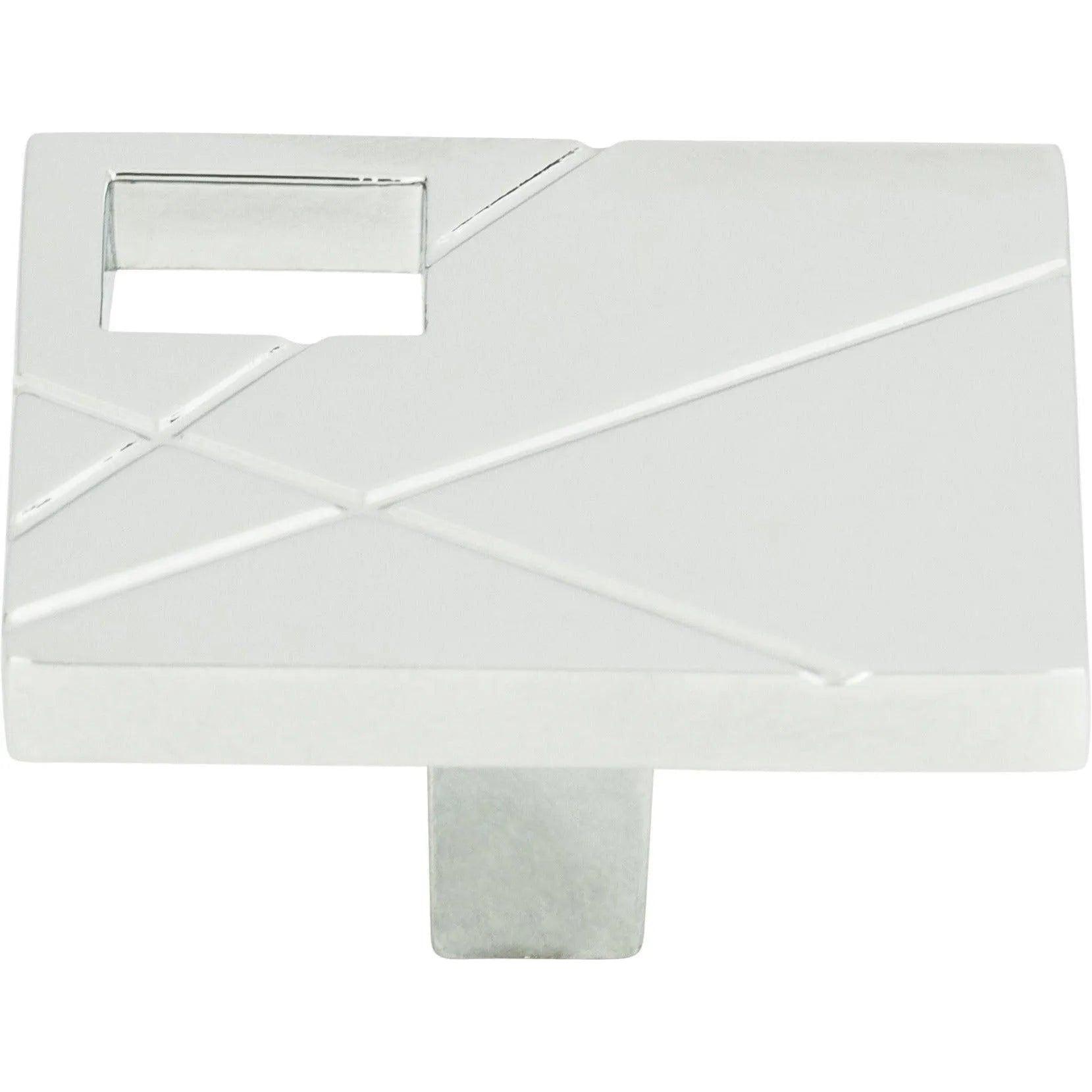 Atlas Homewares - Modernist Left Square Knob - 251L-CH - Canada Light Shop