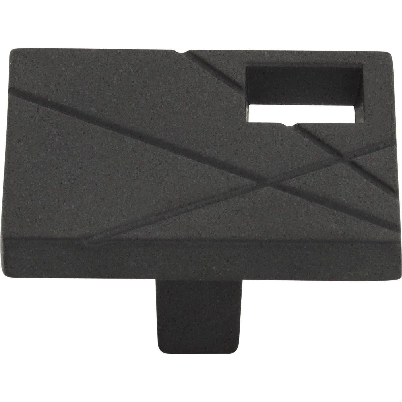 Atlas Homewares - Modernist Right Square Knob - 251R-BL - Canada Light Shop