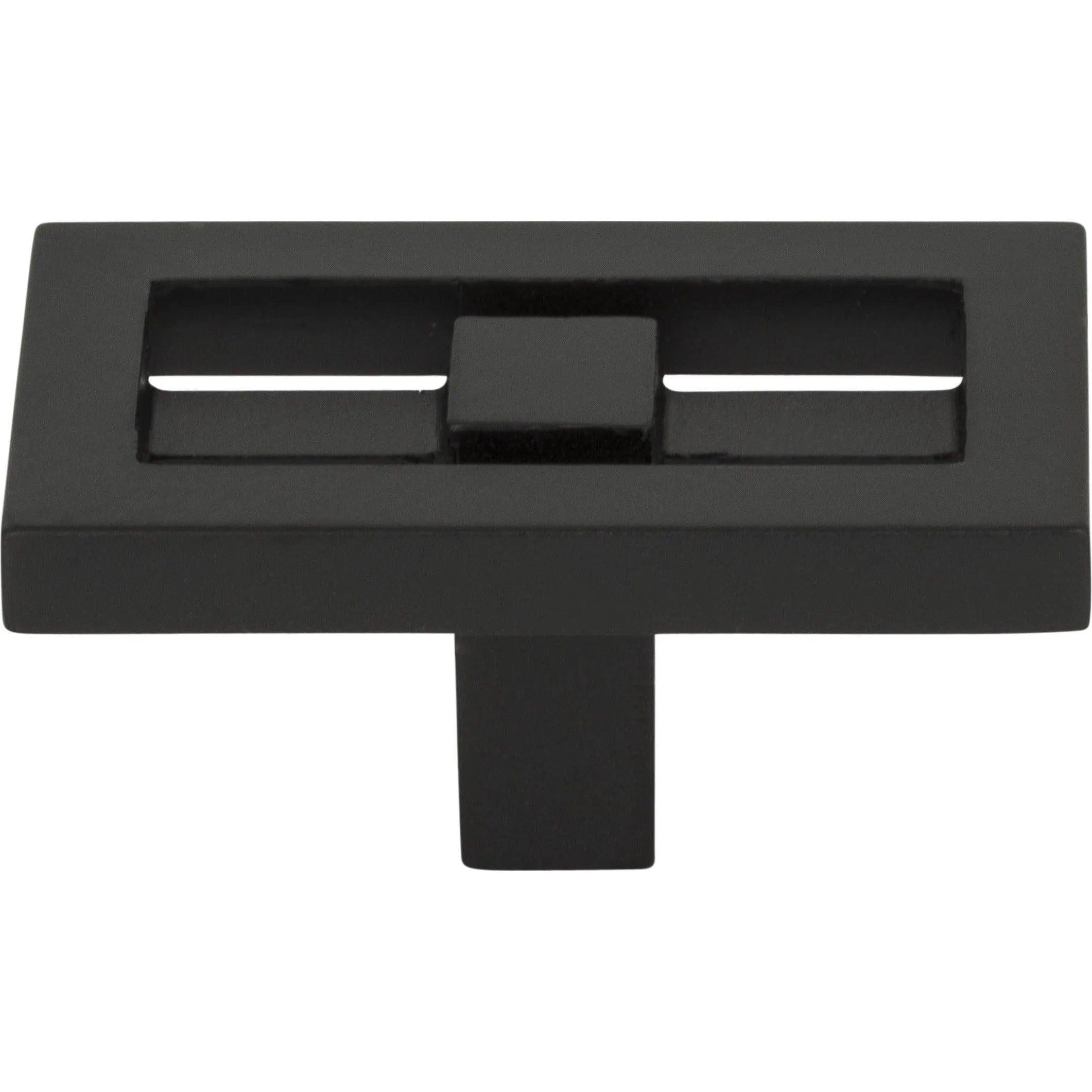 Atlas Homewares - Nobu Rectangle Knob - 261-BL - Canada Light Shop