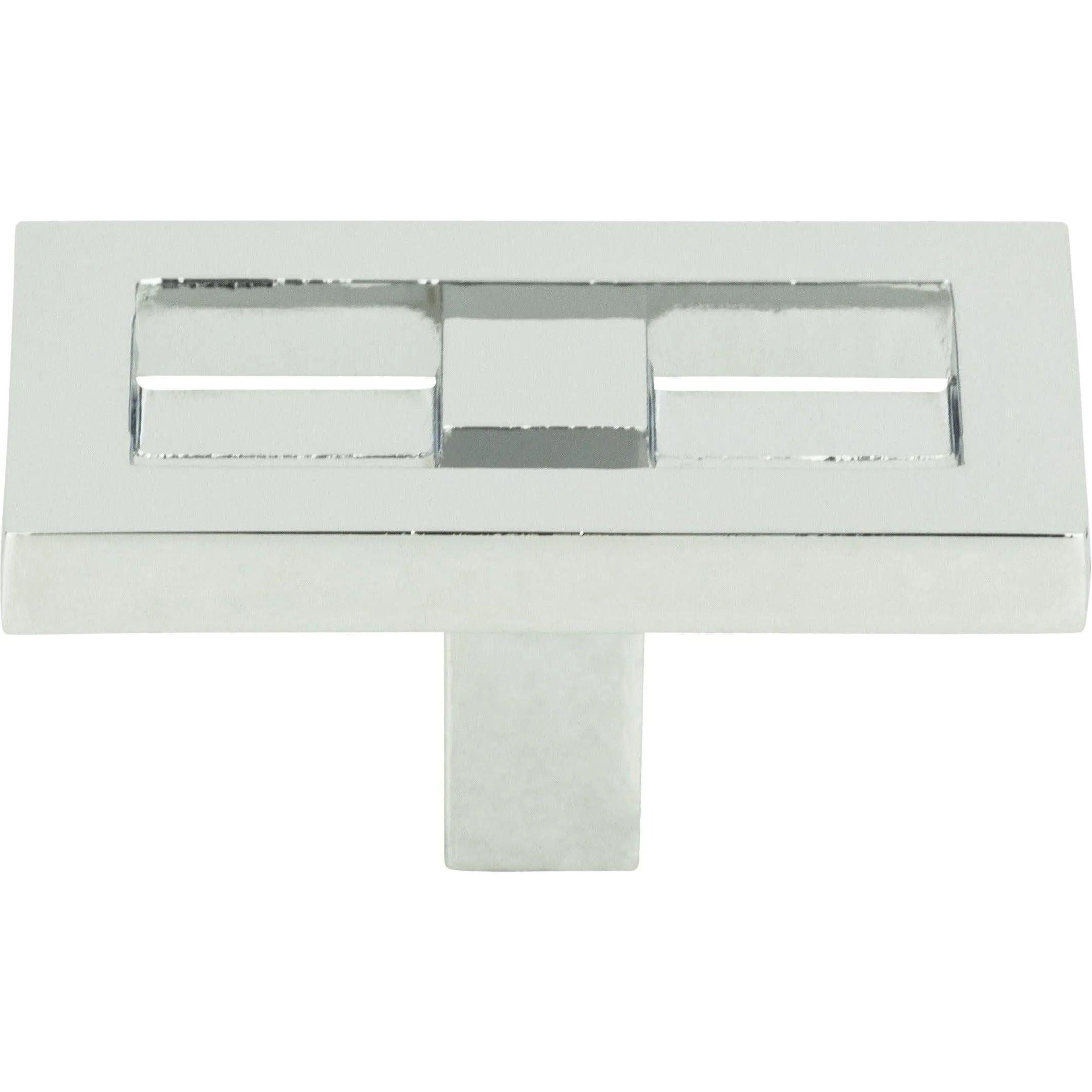 Atlas Homewares - Nobu Rectangle Knob - 261-CH - Canada Light Shop