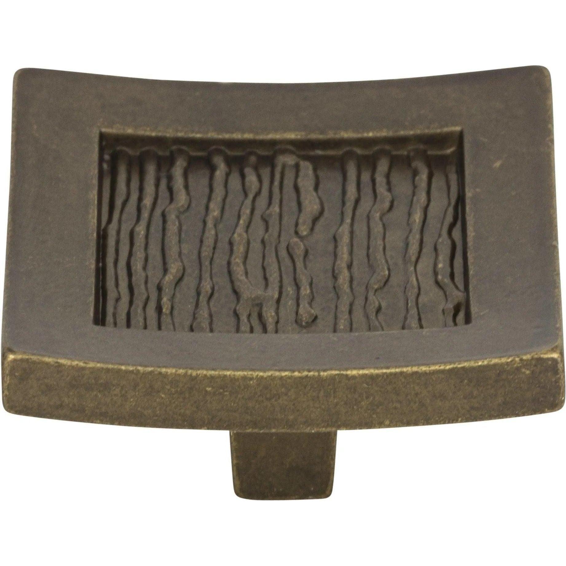 Atlas Homewares - Primitive Square Knob - 270-BB - Canada Light Shop