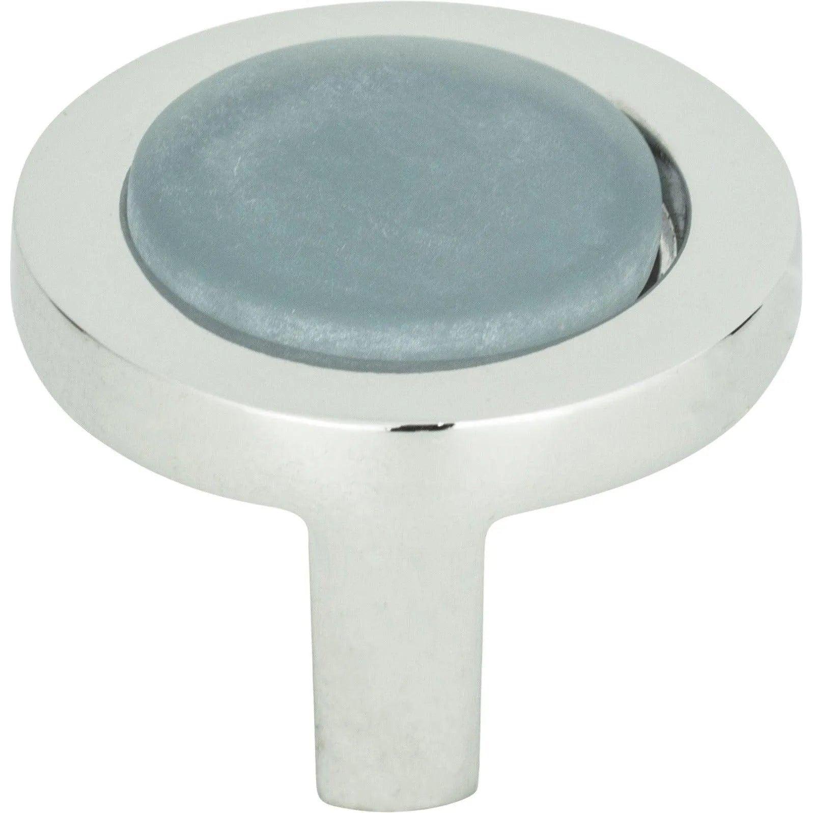 Atlas Homewares - Spa Blue Round Knob - 229-BLU-CH - Canada Light Shop