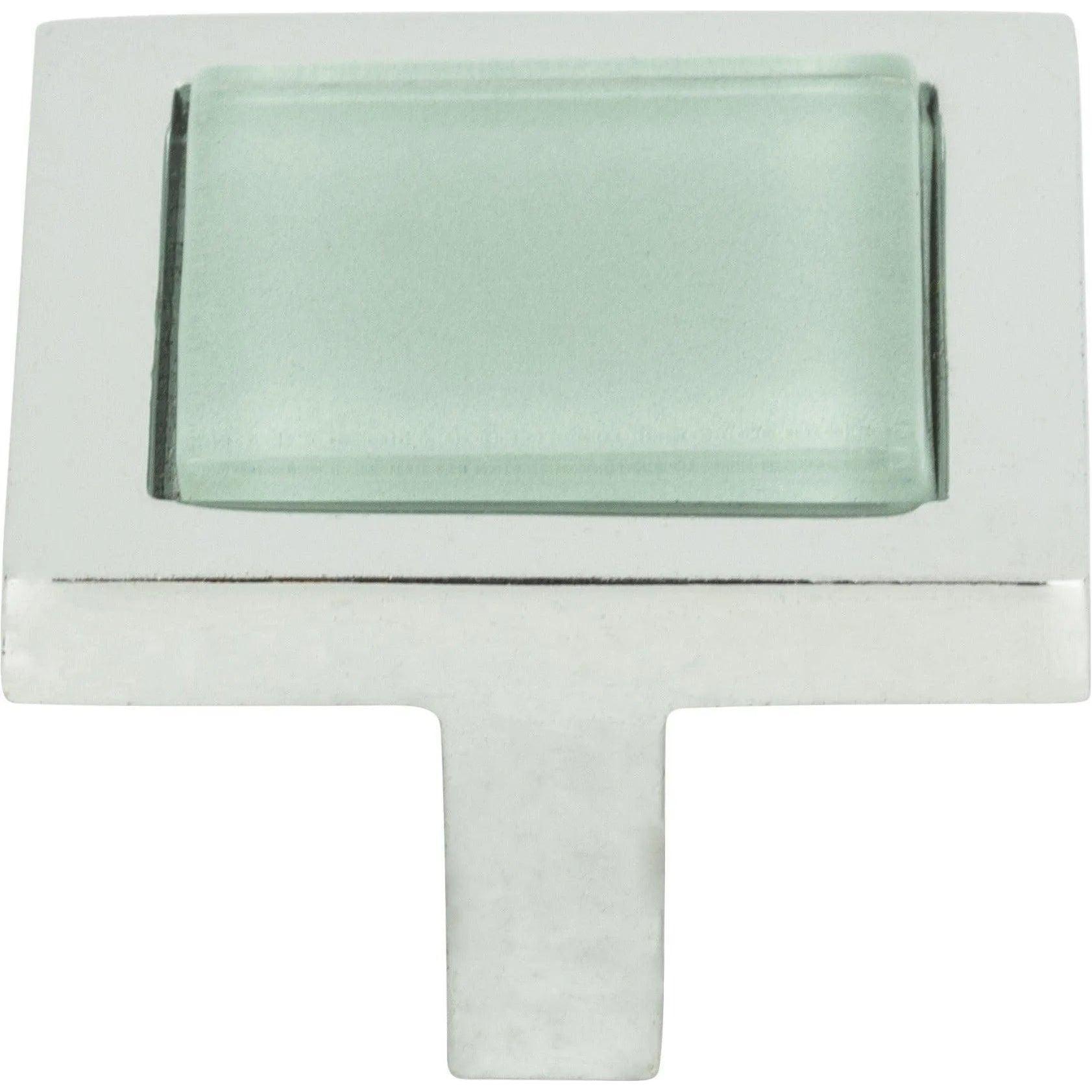 Atlas Homewares - Spa Green Square Knob - 230-GR-CH - Canada Light Shop