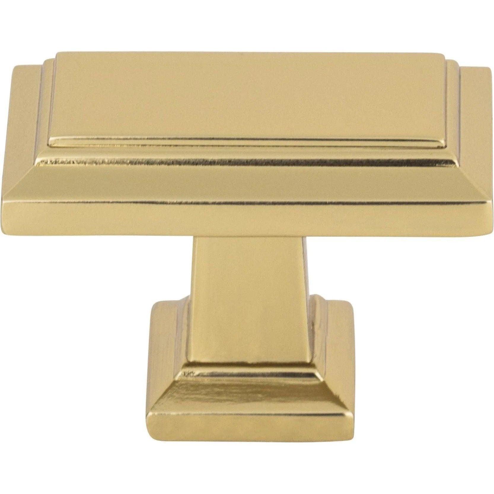 Atlas Homewares - Sutton Place Rectangle Knob - 290-FG - Canada Light Shop