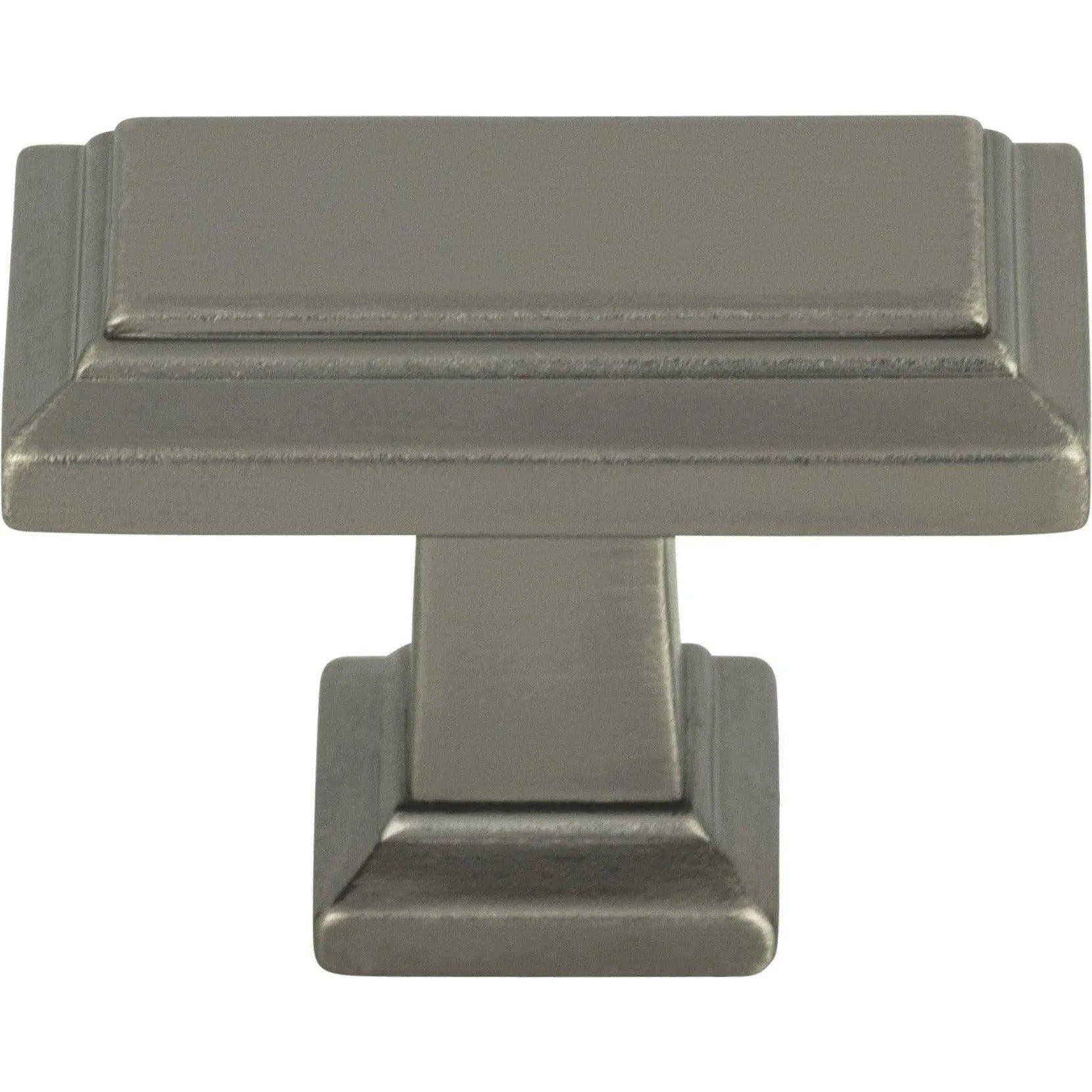 Atlas Homewares - Sutton Place Rectangle Knob - 290-SL - Canada Light Shop