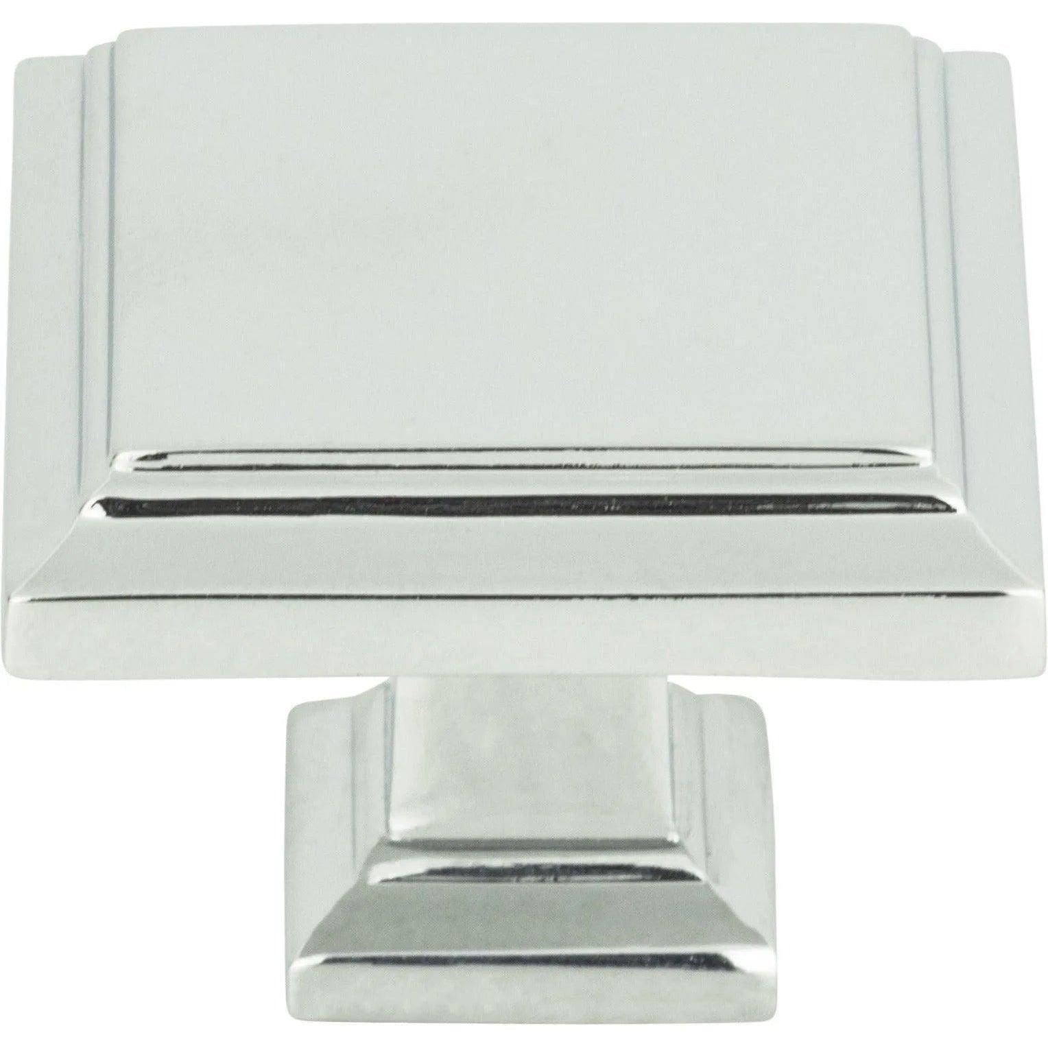 Atlas Homewares - Sutton Place Square Knob - 289-CH - Canada Light Shop