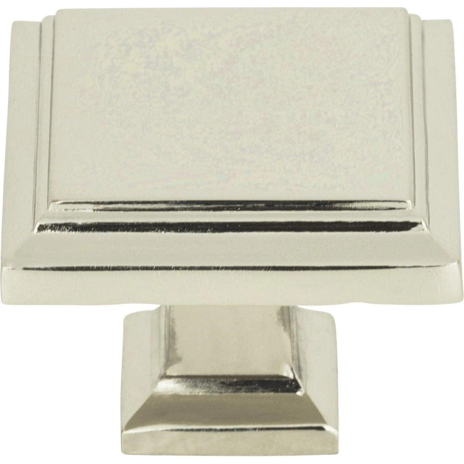 Atlas Homewares - Sutton Place Square Knob - 289-PN - Canada Light Shop