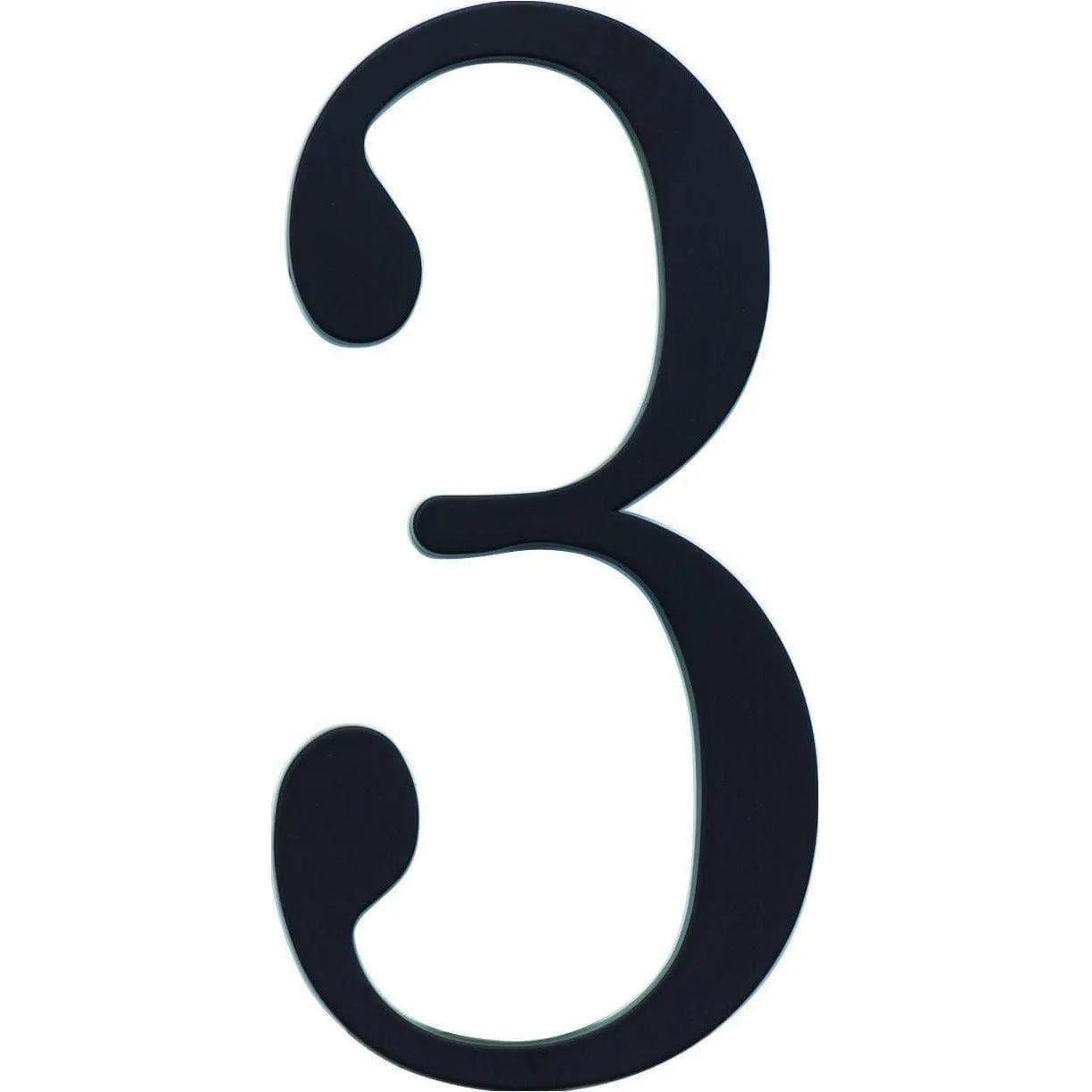Atlas Homewares - Traditionalist House Numbers - TRN3-BL - Canada Light Shop