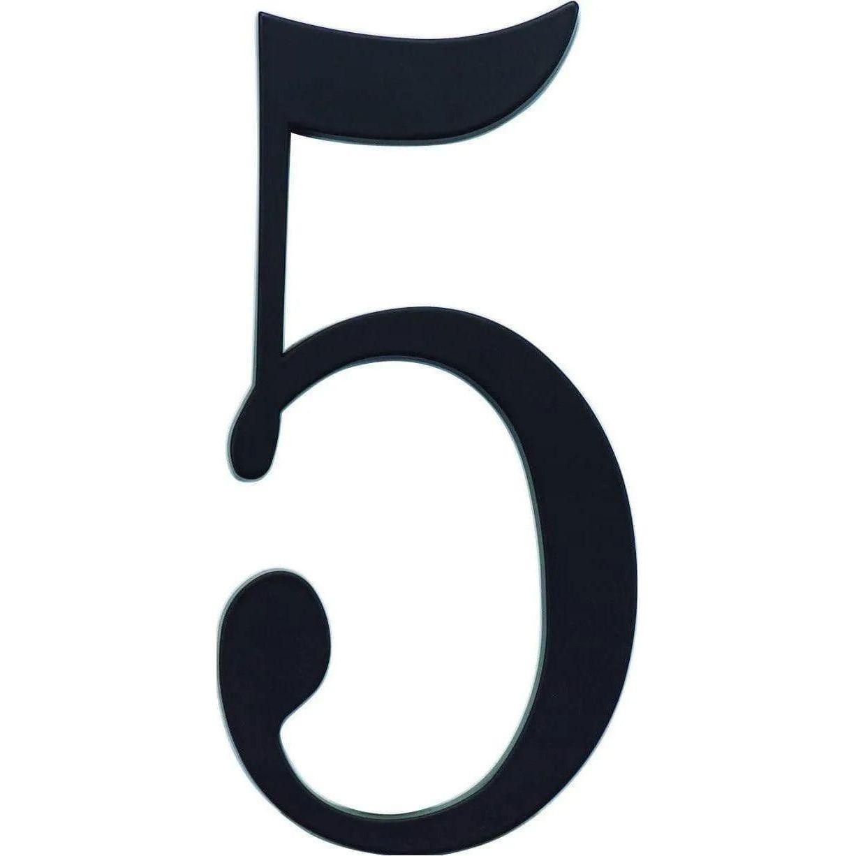 Atlas Homewares - Traditionalist House Numbers - TRN5-BL - Canada Light Shop