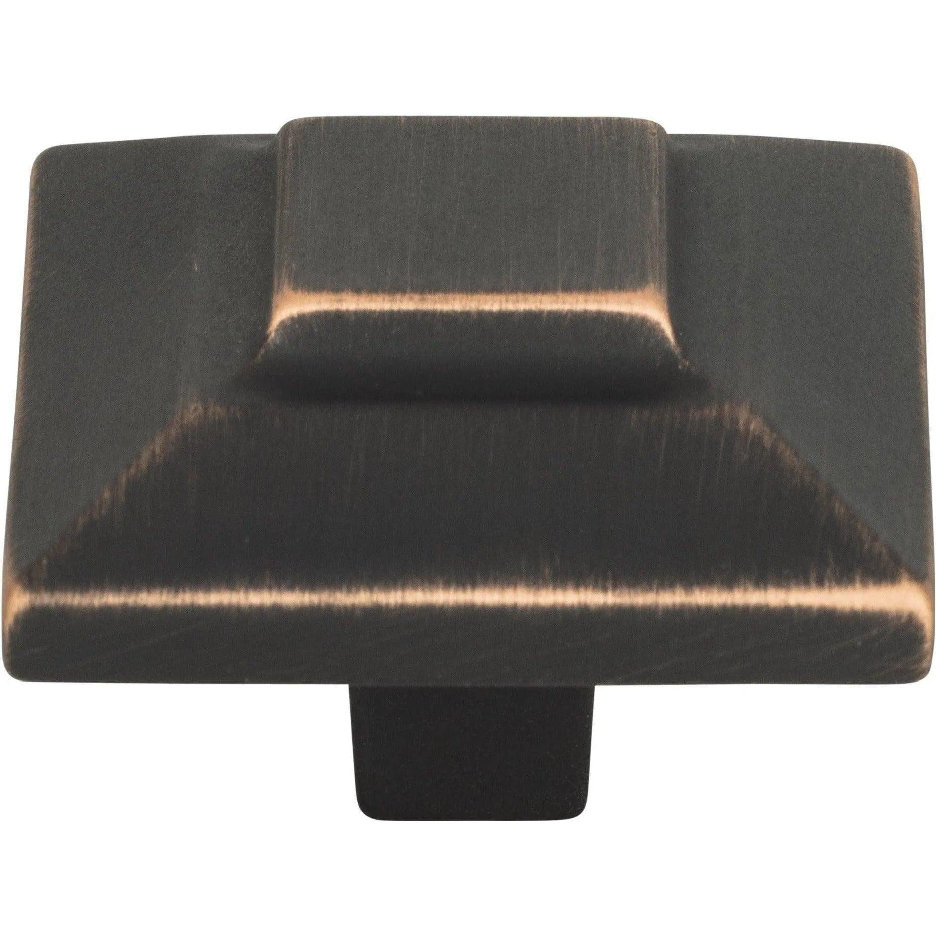 Atlas Homewares - Trocadero Large Square Knob - 4002-VB - Canada Light Shop