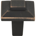 Atlas Homewares - Trocadero Small Square Knob - 283-VB - Canada Light Shop