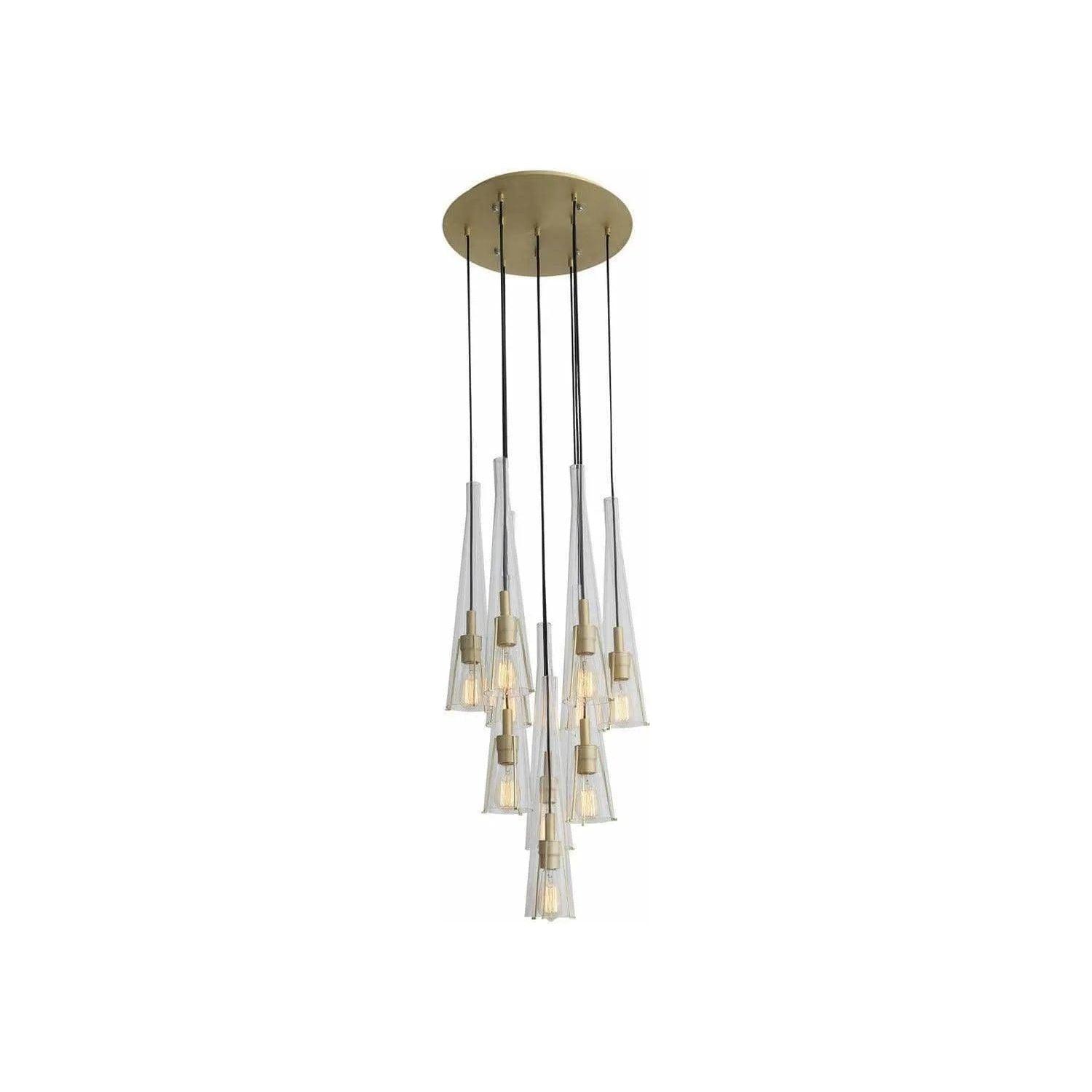 Avenue Lighting - Abbey Park Chandelier - HF8132-BB - Canada Light Shop