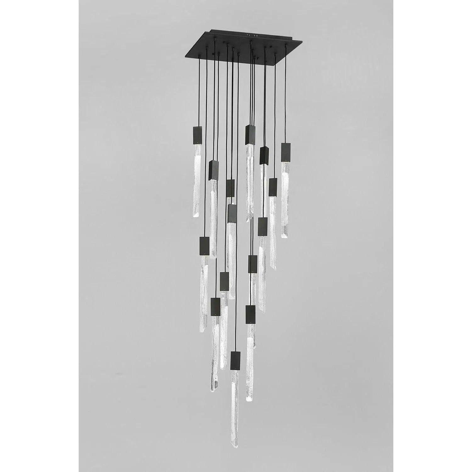 Avenue Lighting - Alpine Multi Pendant - HF5415-BLK-JAD - Canada Light Shop