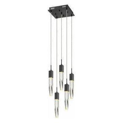 Avenue Lighting - Aspen 5 Multi Pendant - HF1900-5-AP-BK-C - Canada Light Shop