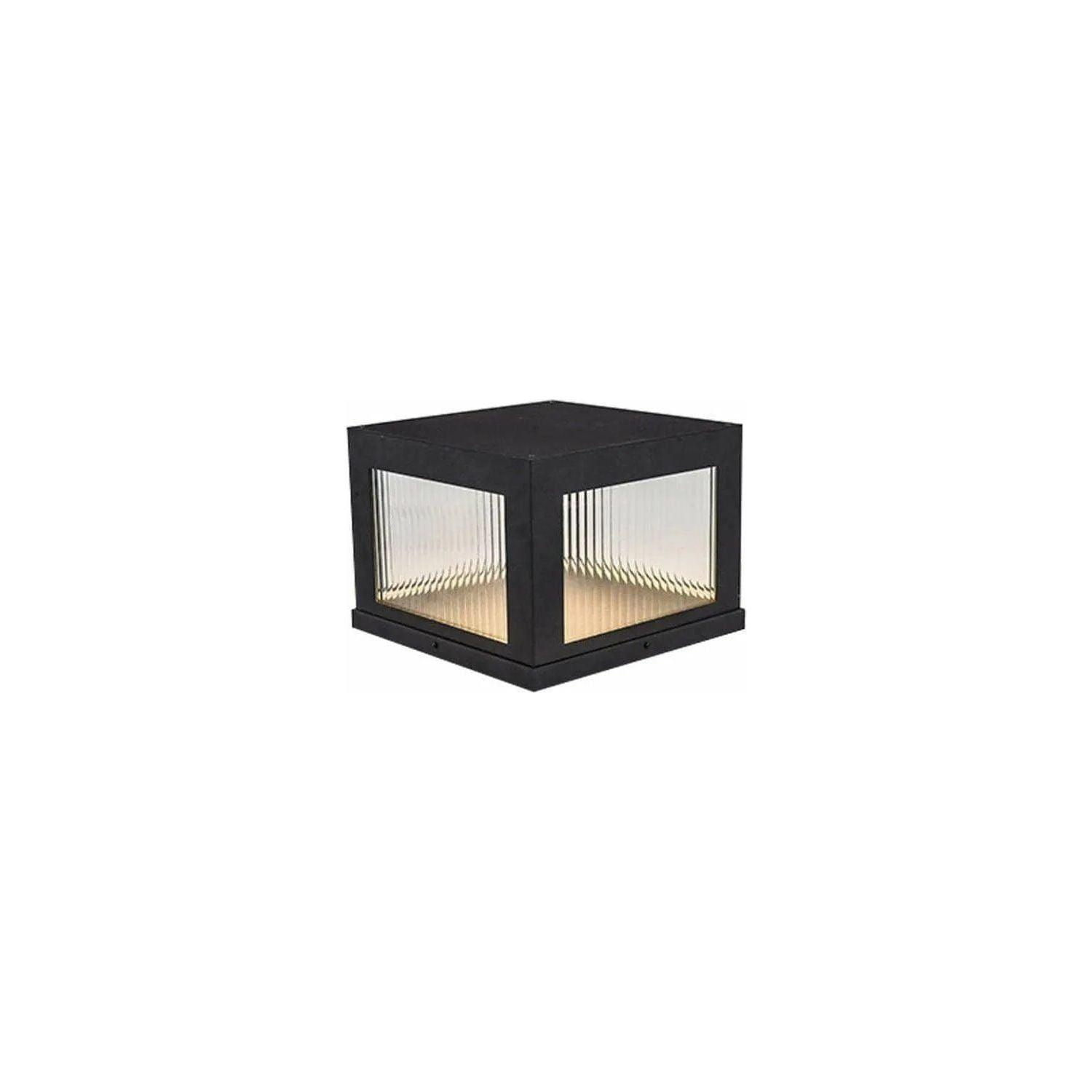 Avenue Lighting - Avenue Outdoor LED Pillar Mount - AV9904-BLK - Canada Light Shop