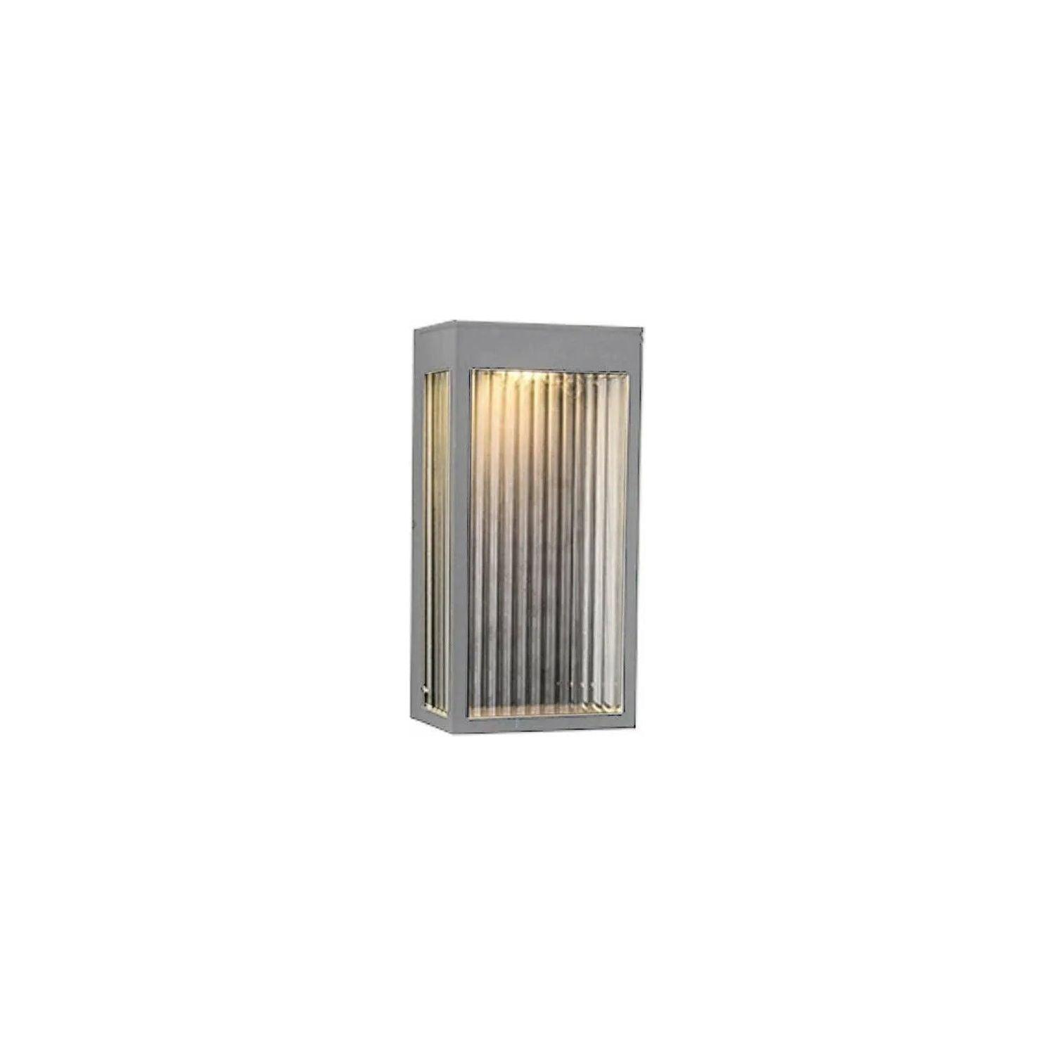 Avenue Lighting - Avenue Panel Outdoor LED Wall Sconce - AV9901-SLV - Canada Light Shop