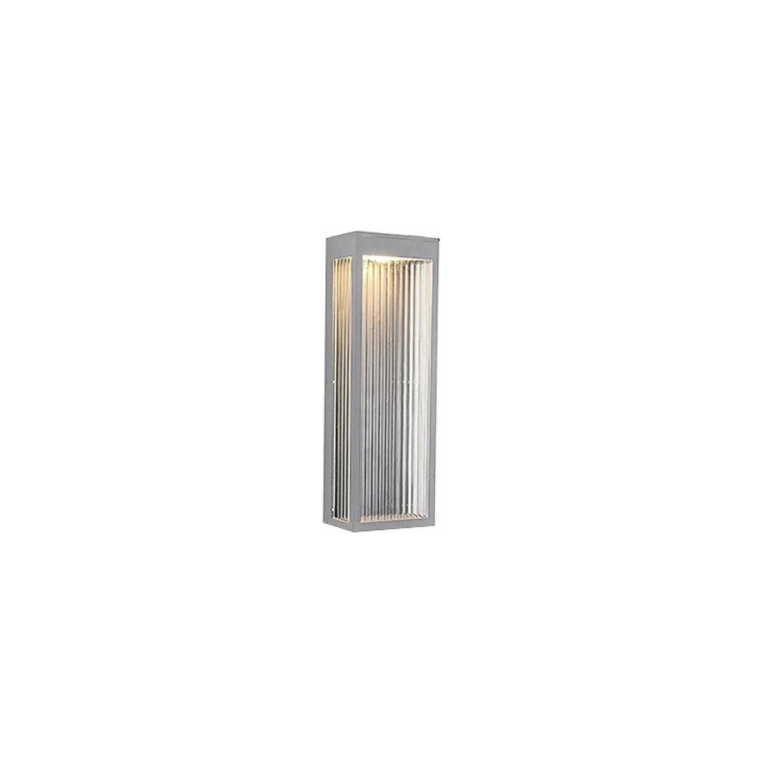 Avenue Lighting - Avenue Panel Outdoor LED Wall Sconce - AV9902-SLV - Canada Light Shop