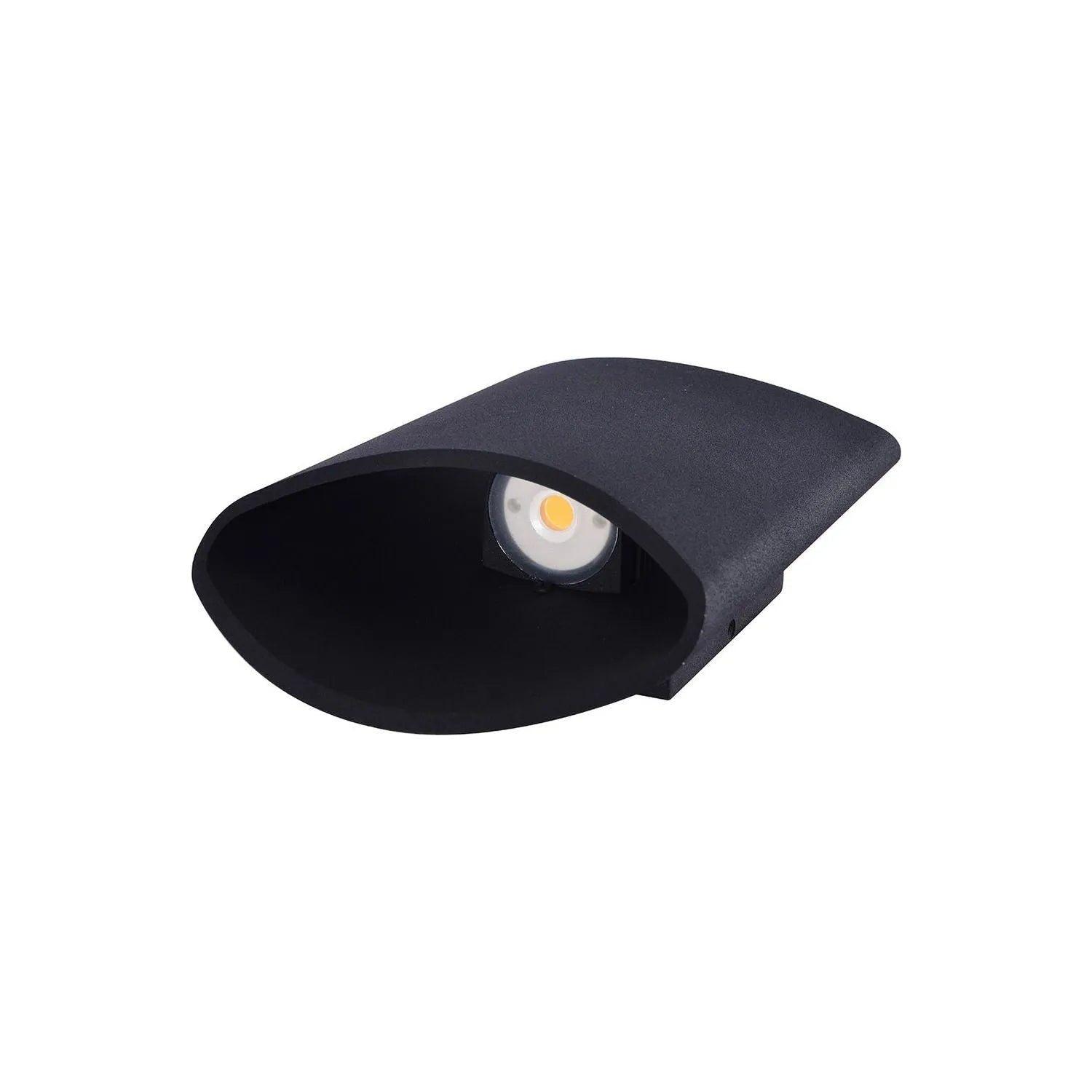 Avenue Lighting - Avenue Round Outdoor LED Wall Mount - AV9895-BLK - Canada Light Shop