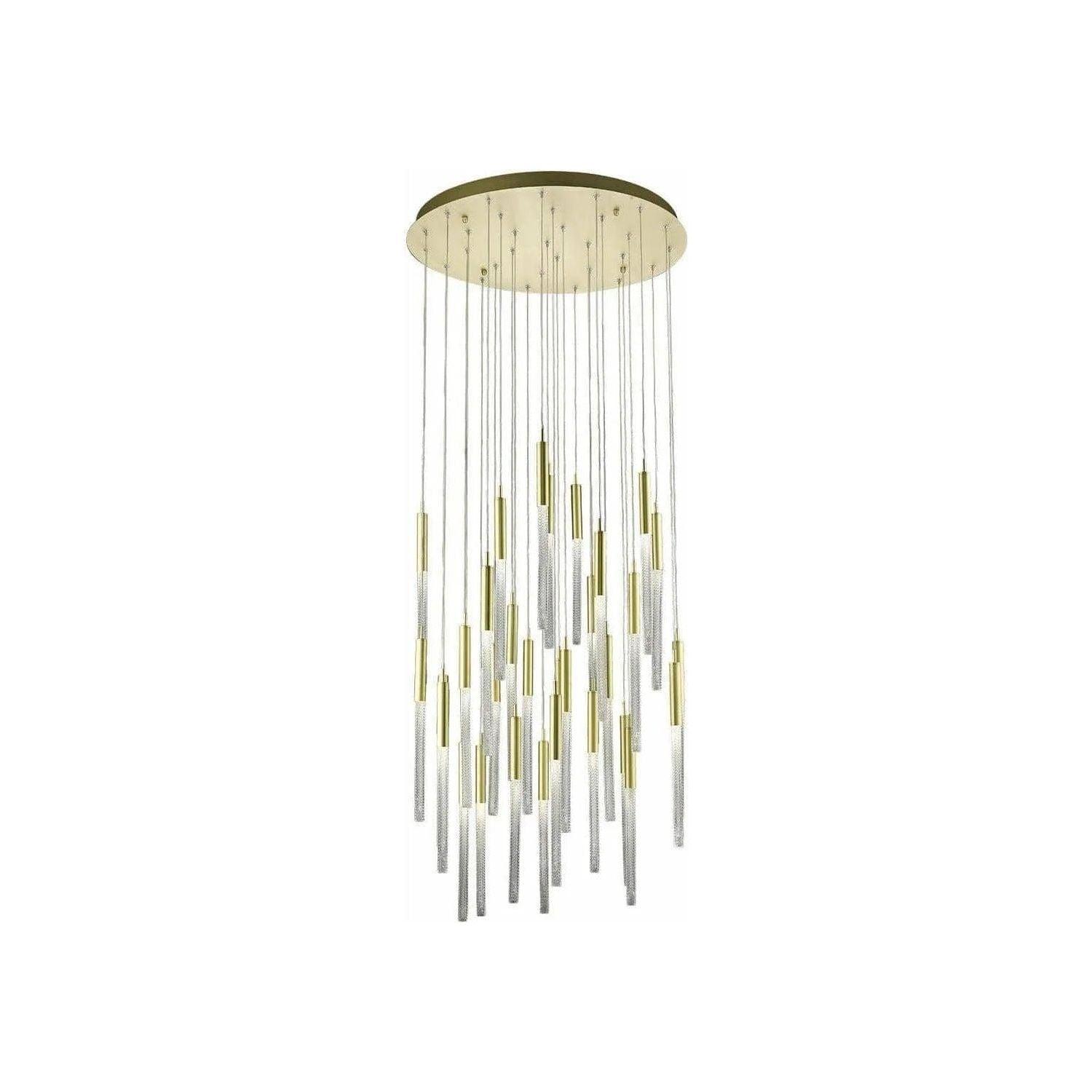Avenue Lighting - Boa Round Multi Pendant - HF2031-BOA-BB - Canada Light Shop