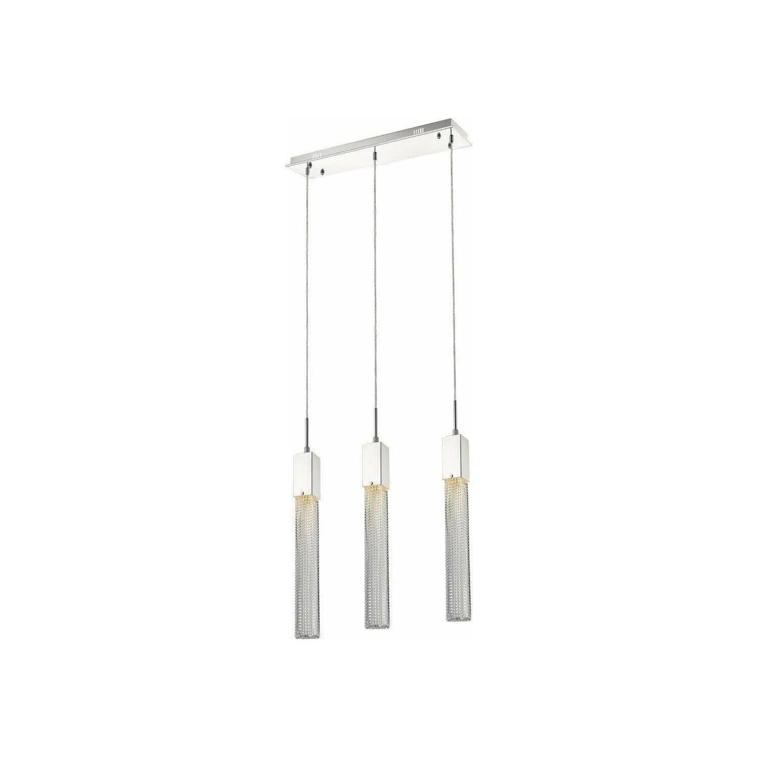 Avenue Lighting - Boa Square Linear Multi Pendant - HF1900-3-BOA-CH - Canada Light Shop