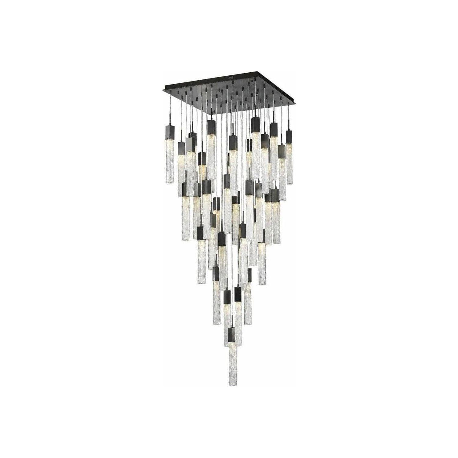 Avenue Lighting - Boa Square Multi Pendant - HF1903-41-BOA-DBZ - Canada Light Shop