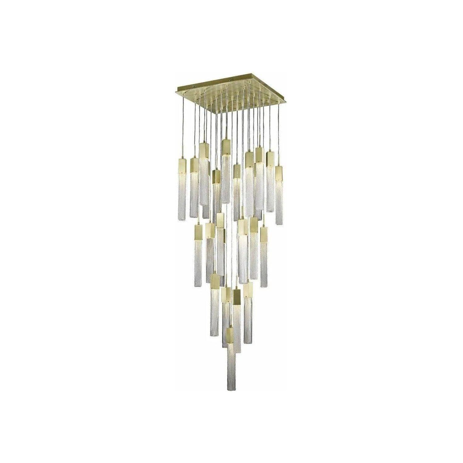 Avenue Lighting - Boa Square Multi Pendant - HF1904-25-BOA-BB - Canada Light Shop