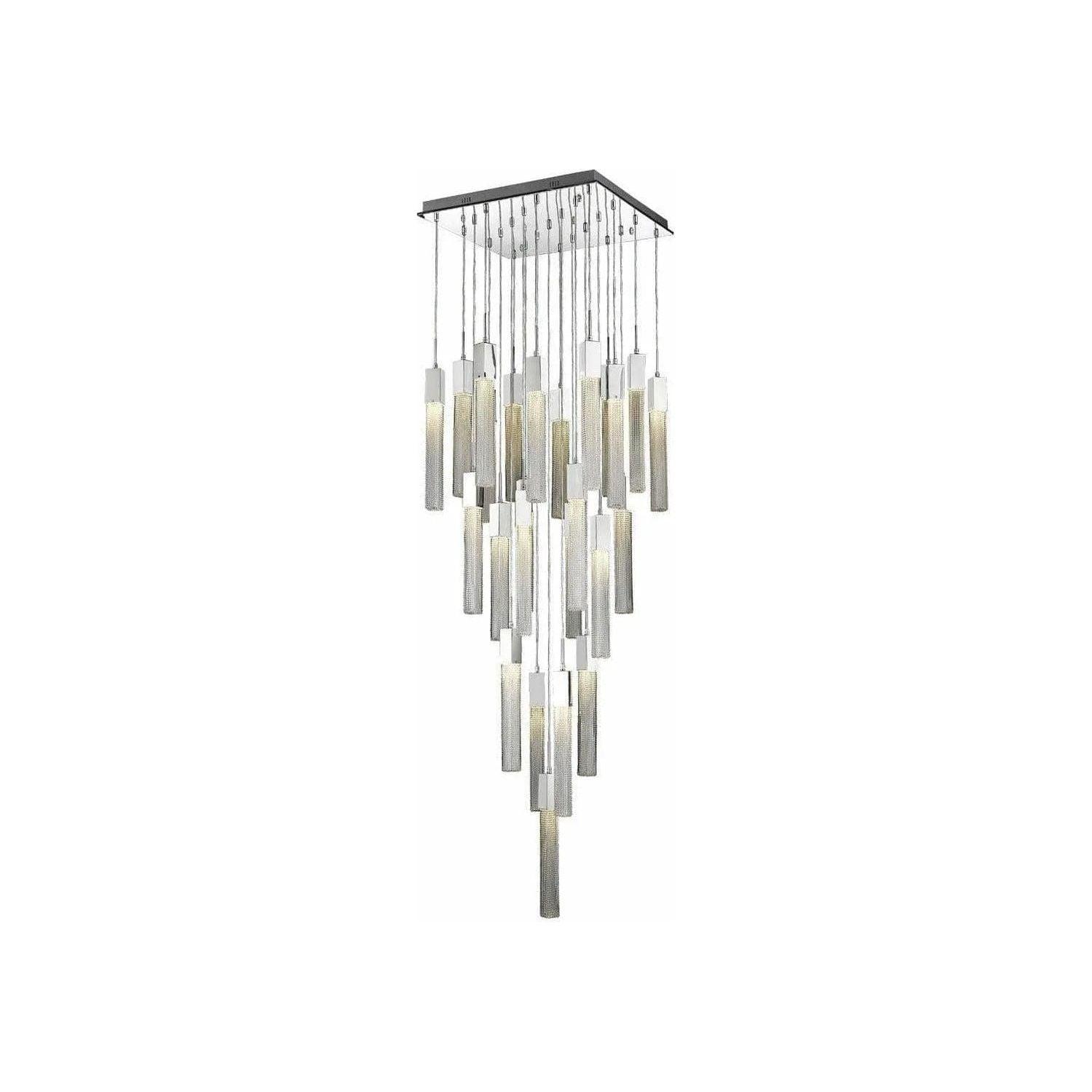 Avenue Lighting - Boa Square Multi Pendant - HF1904-25-BOA-CH - Canada Light Shop