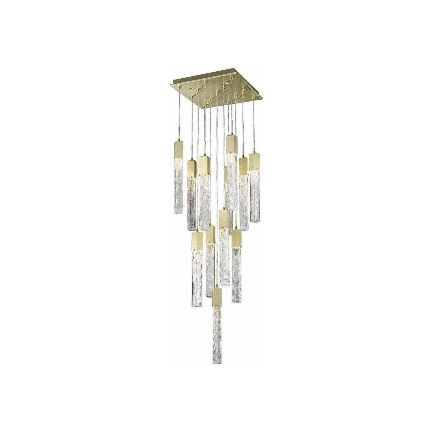 Avenue Lighting - Boa Square Multi Pendant - HF1905-13-BOA-BB - Canada Light Shop