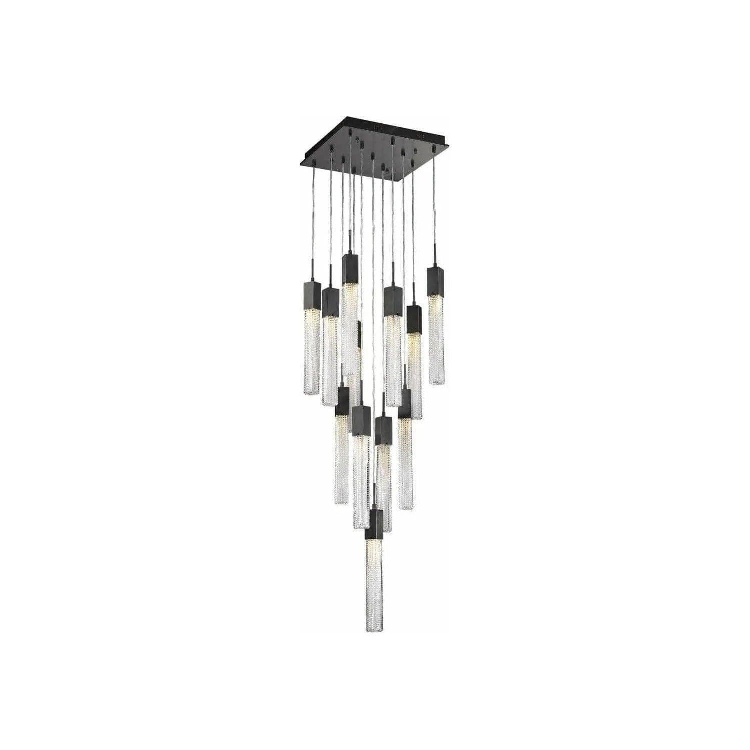 Avenue Lighting - Boa Square Multi Pendant - HF1905-13-BOA-DBZ - Canada Light Shop