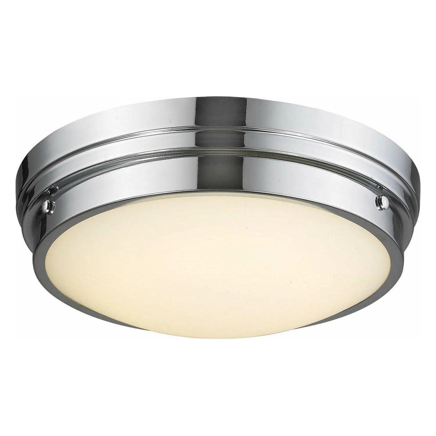 Avenue Lighting - Cermack St. Industrial LED Flush Mount - HF1161-CH - Canada Light Shop
