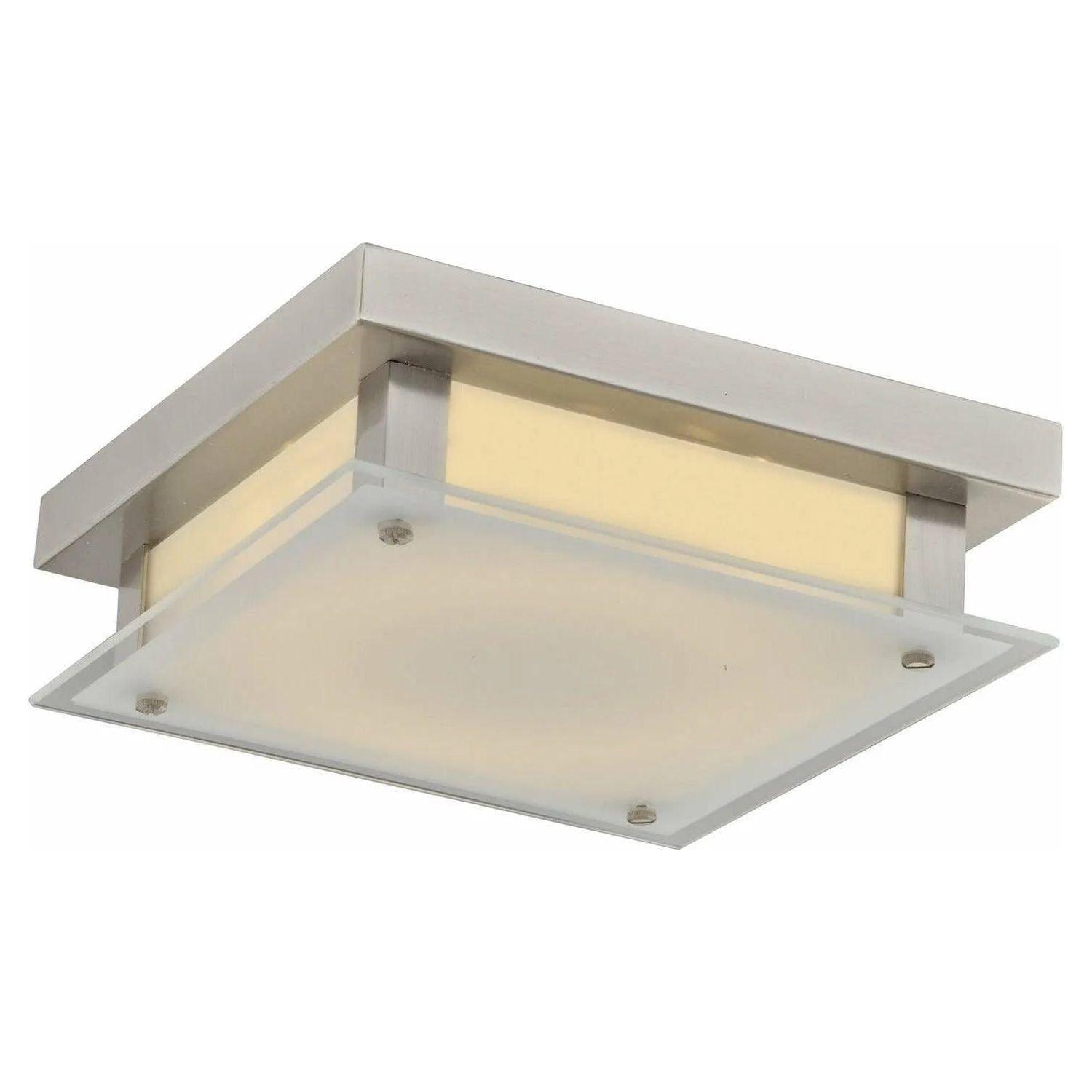 Avenue Lighting - Cermack St. Square Diffuser LED Flush Mount - HF1103-BN - Canada Light Shop