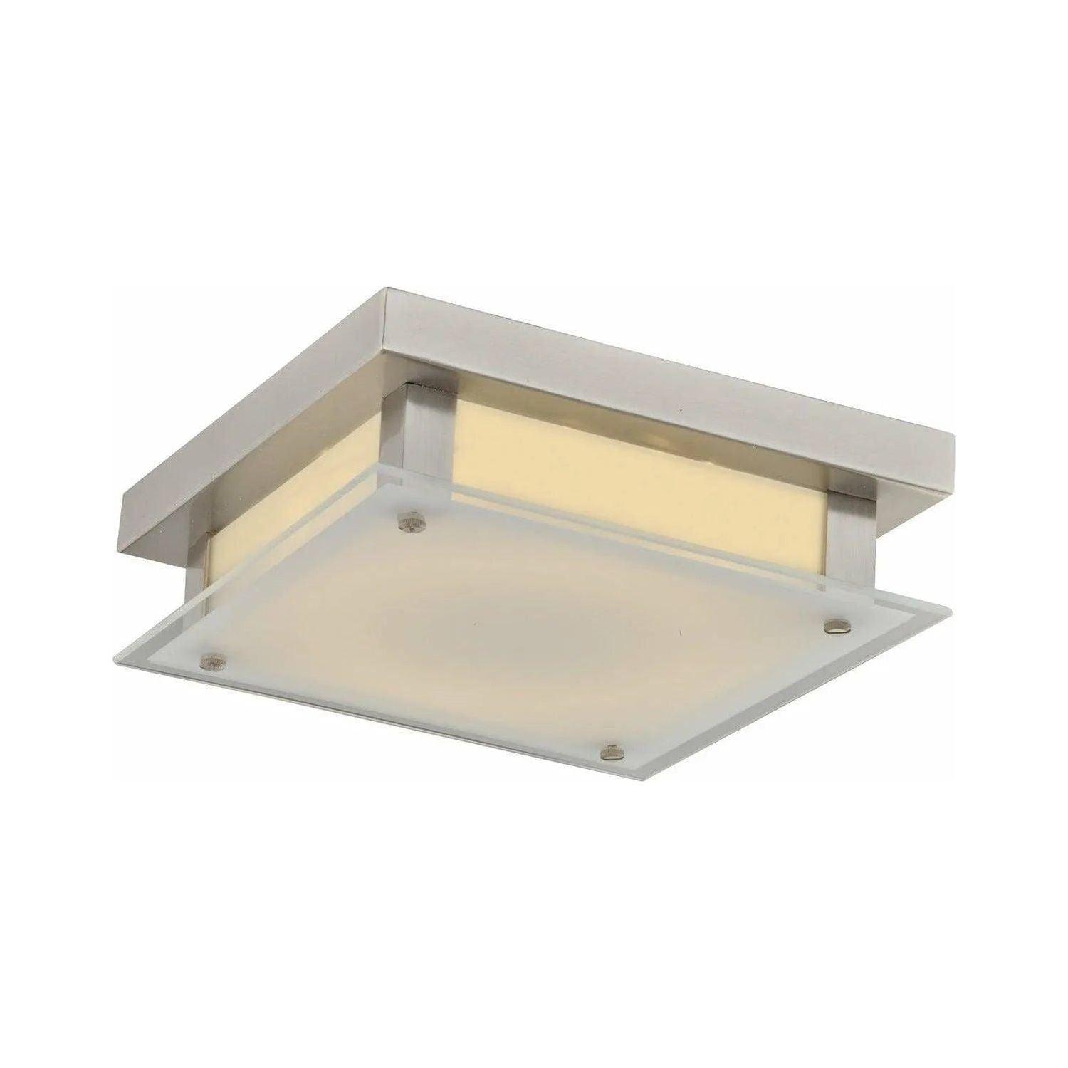 Avenue Lighting - Cermack St. Square Diffuser LED Flush Mount - HF1104-BN - Canada Light Shop