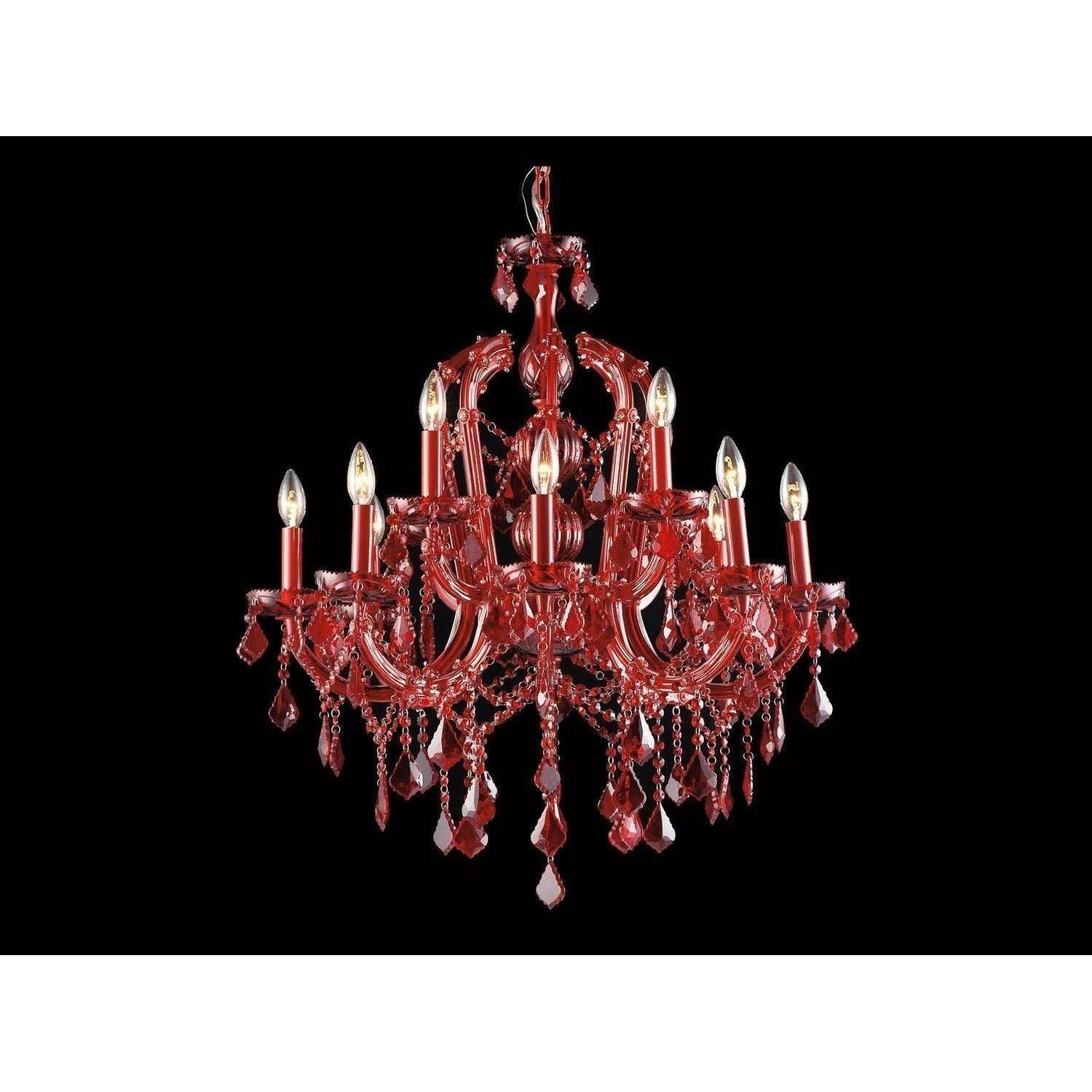 Avenue Lighting - Crimson Blvd. Chandelier - HF1039-RED - Canada Light Shop