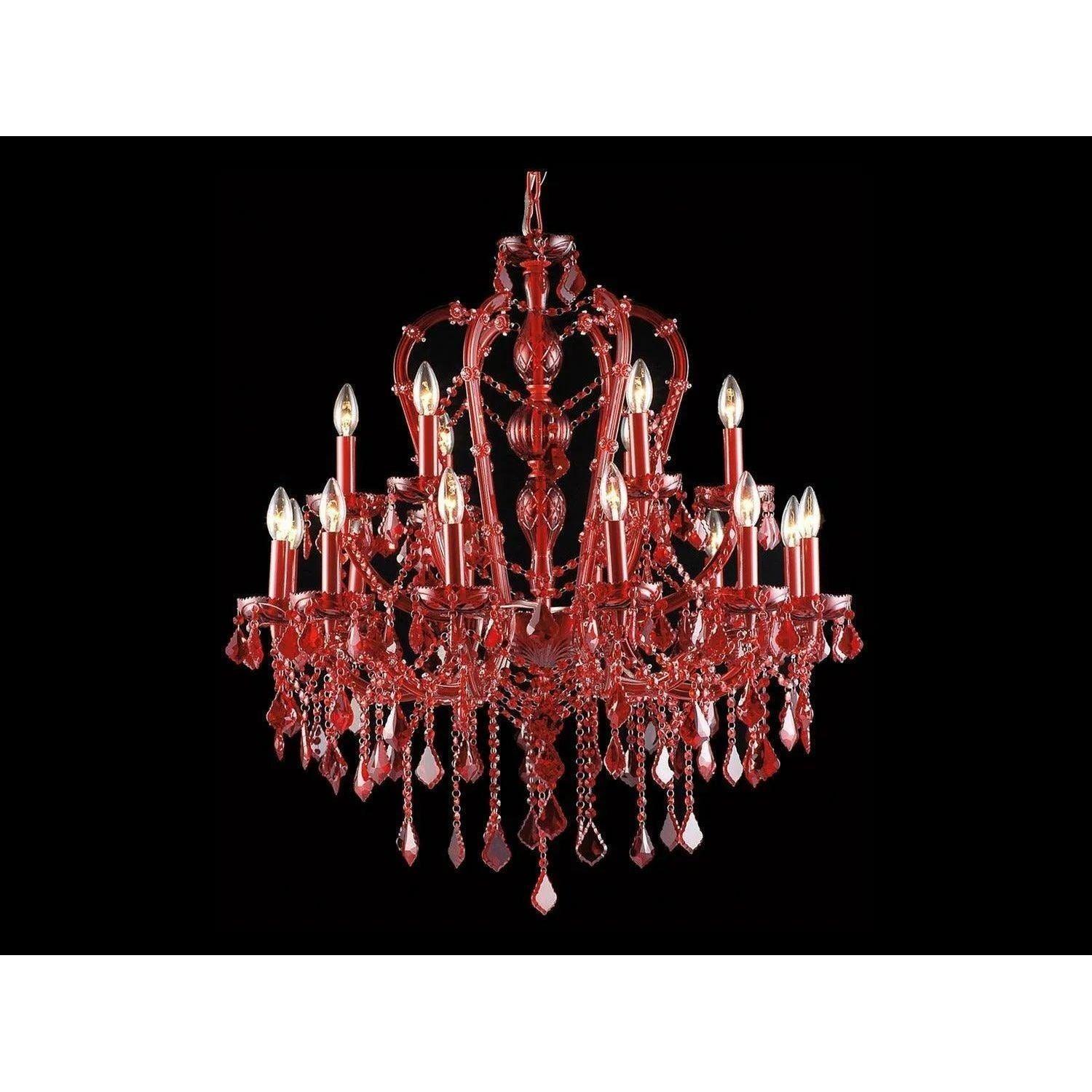 Avenue Lighting - Crimson Blvd. Chandelier - HF1040-RED - Canada Light Shop