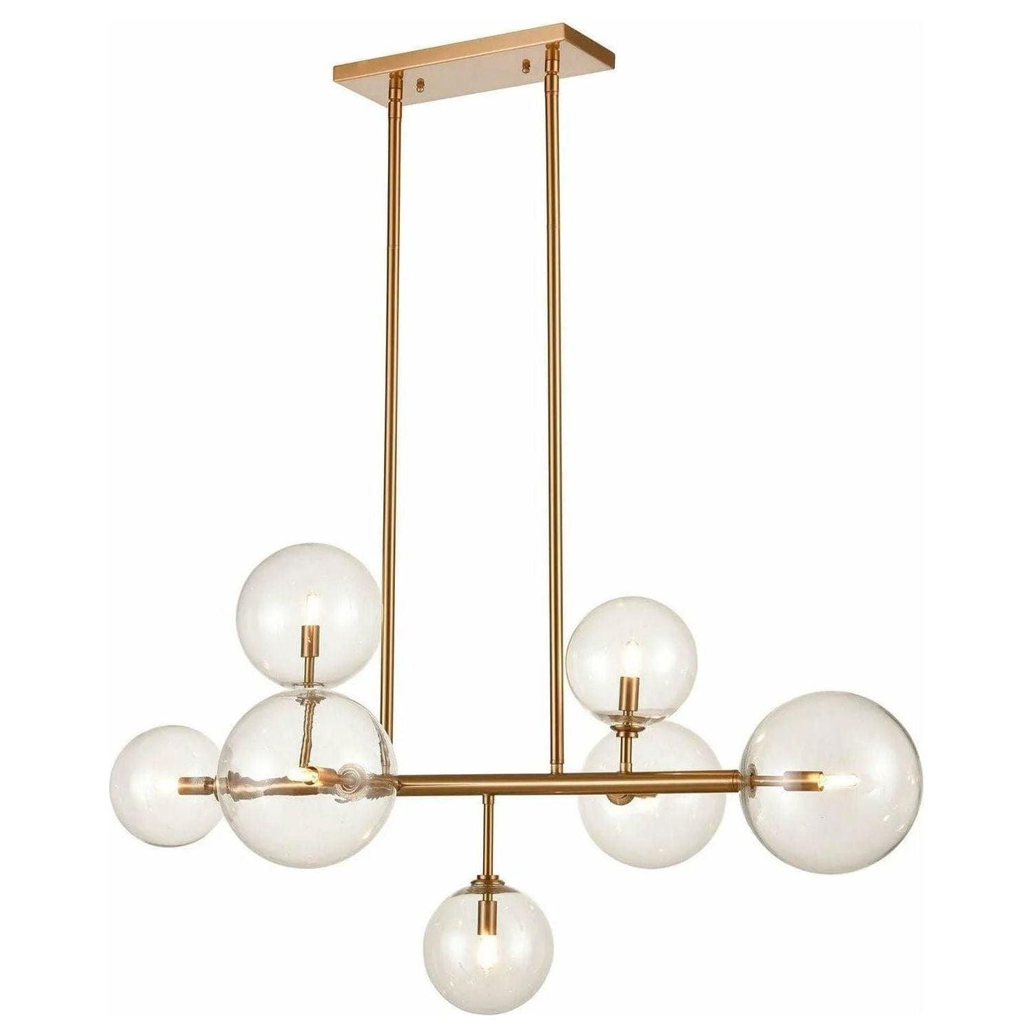 Avenue Lighting - Delilah Linear Chandelier - HF4207-AB - Canada Light Shop
