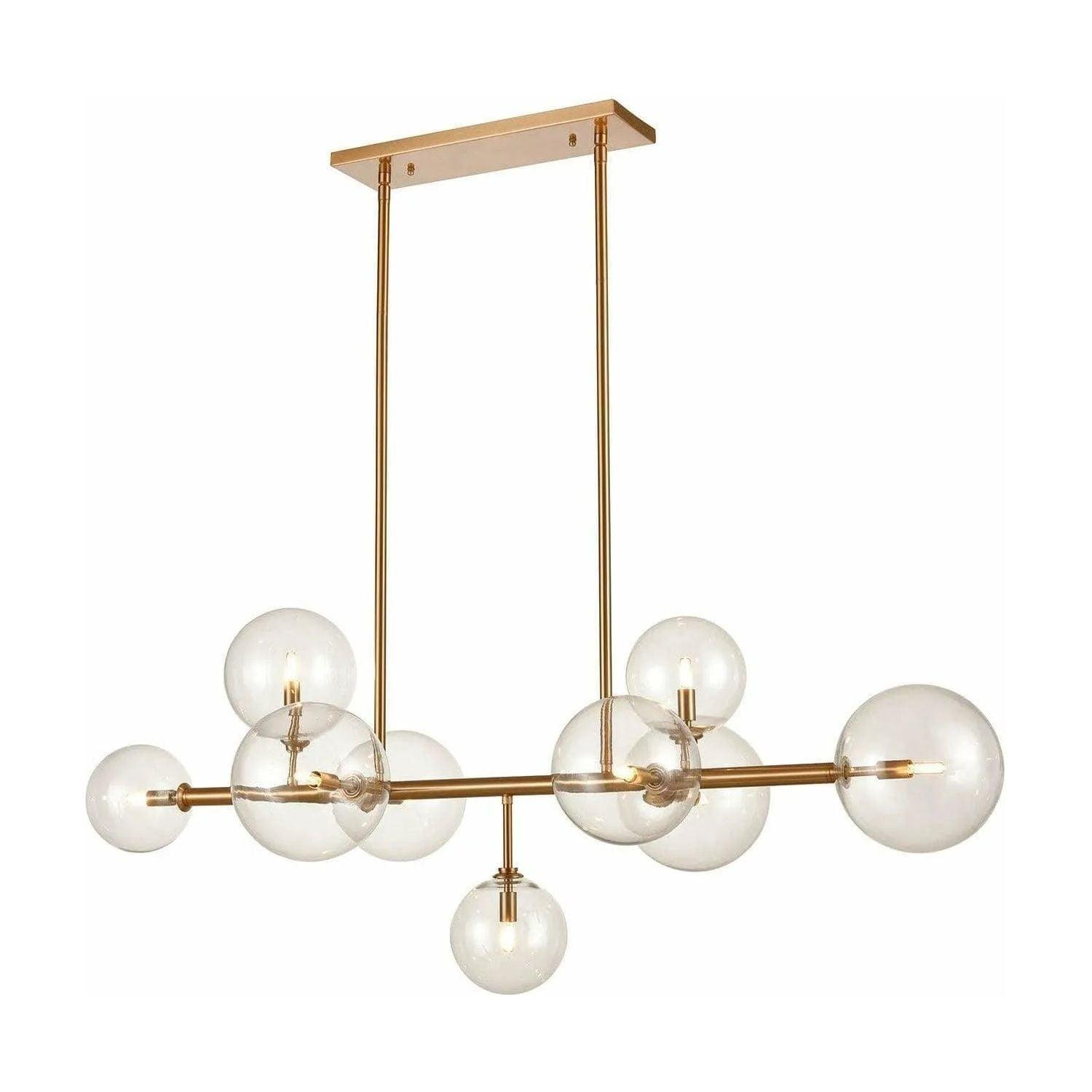 Avenue Lighting - Delilah Linear Chandelier - HF4209-AB - Canada Light Shop