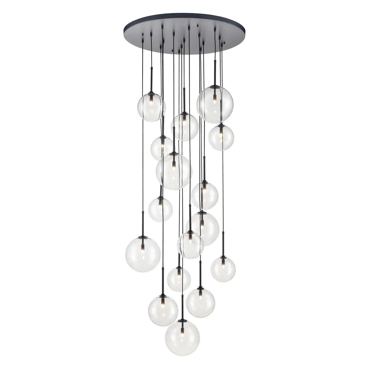 Avenue Lighting - Delilah Multi-Light Pendant - HF4266-BK - Canada Light Shop