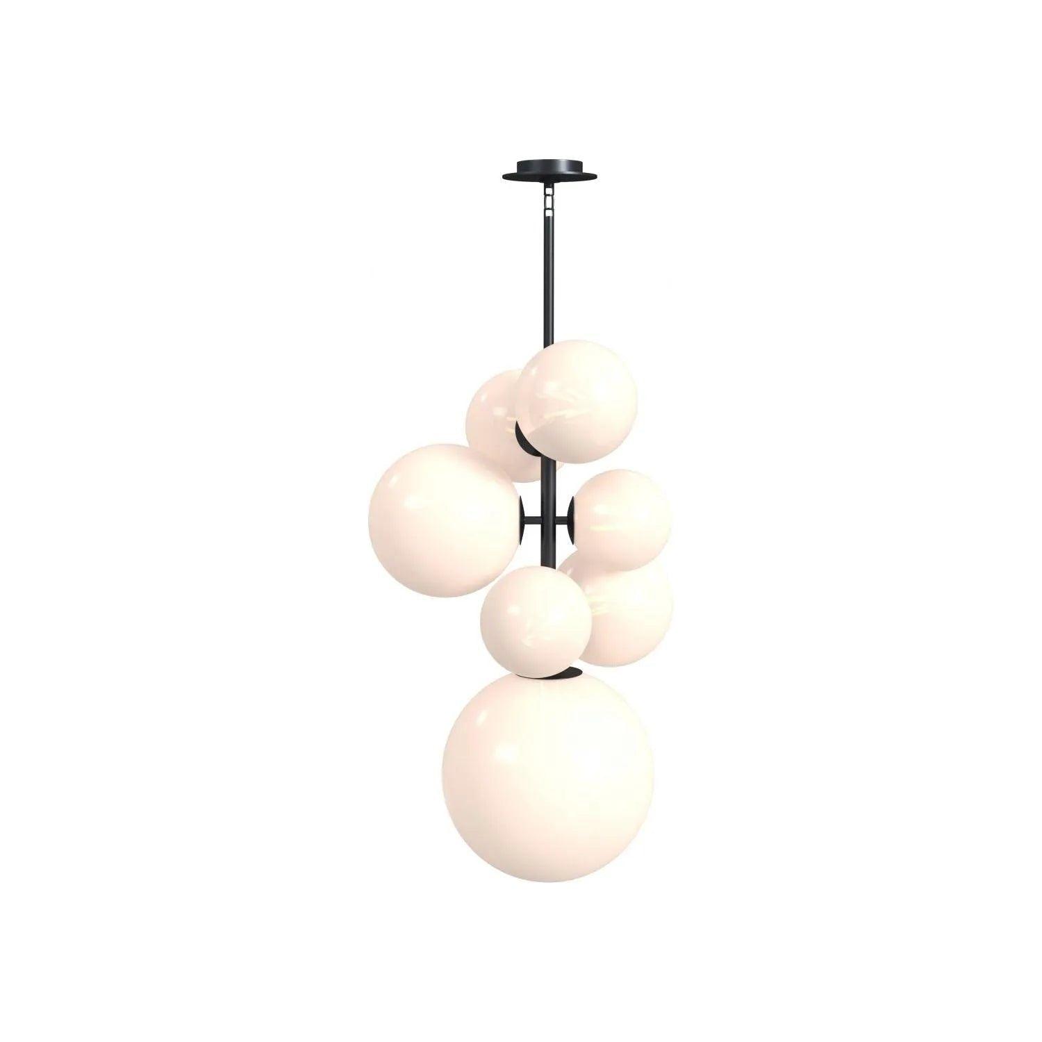 Avenue Lighting - Delilah Pendant HF4277 - HF4277-BK-WHT - Canada Light Shop
