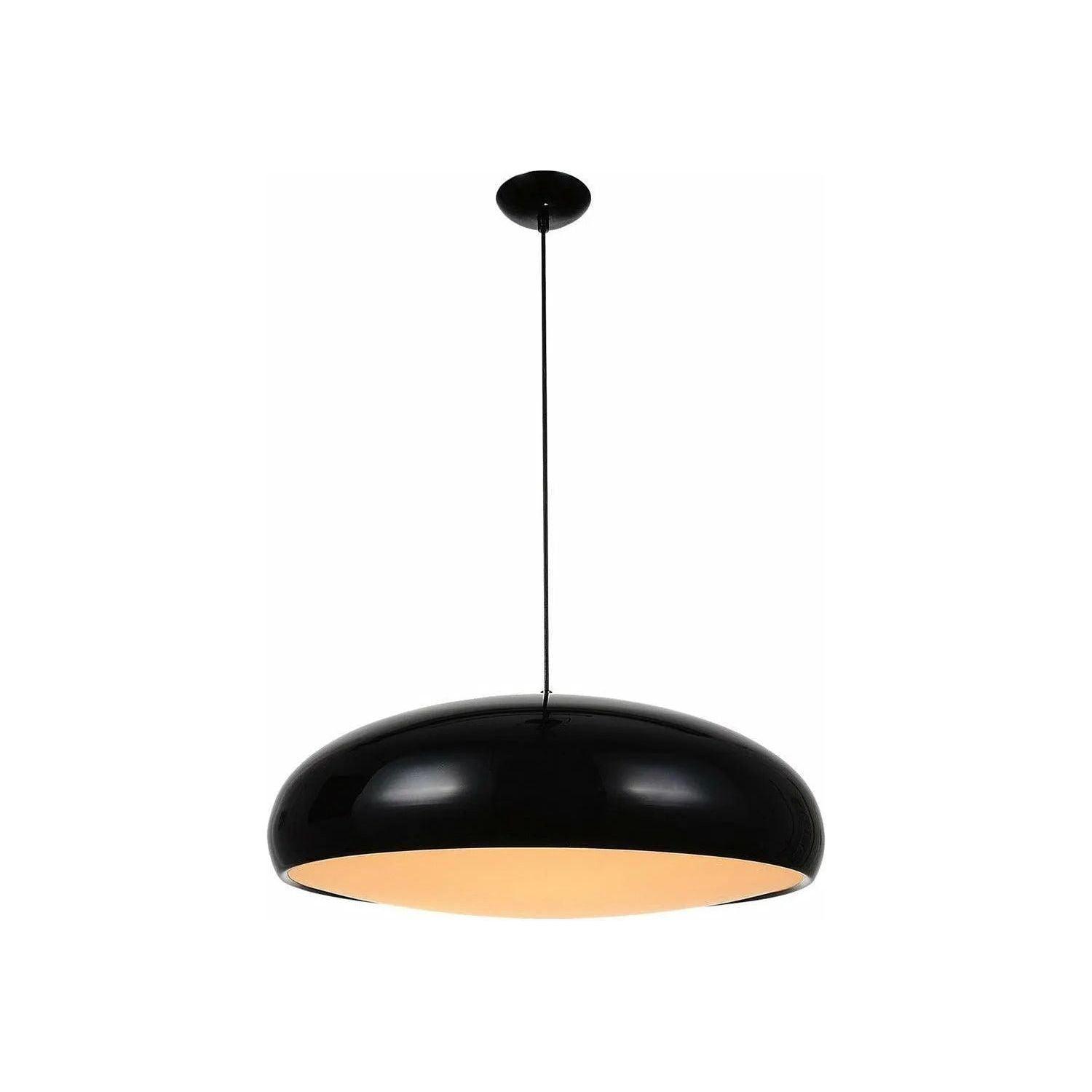 Avenue Lighting - Doheny Ave. Round Pendant - HF9116-BK - Canada Light Shop