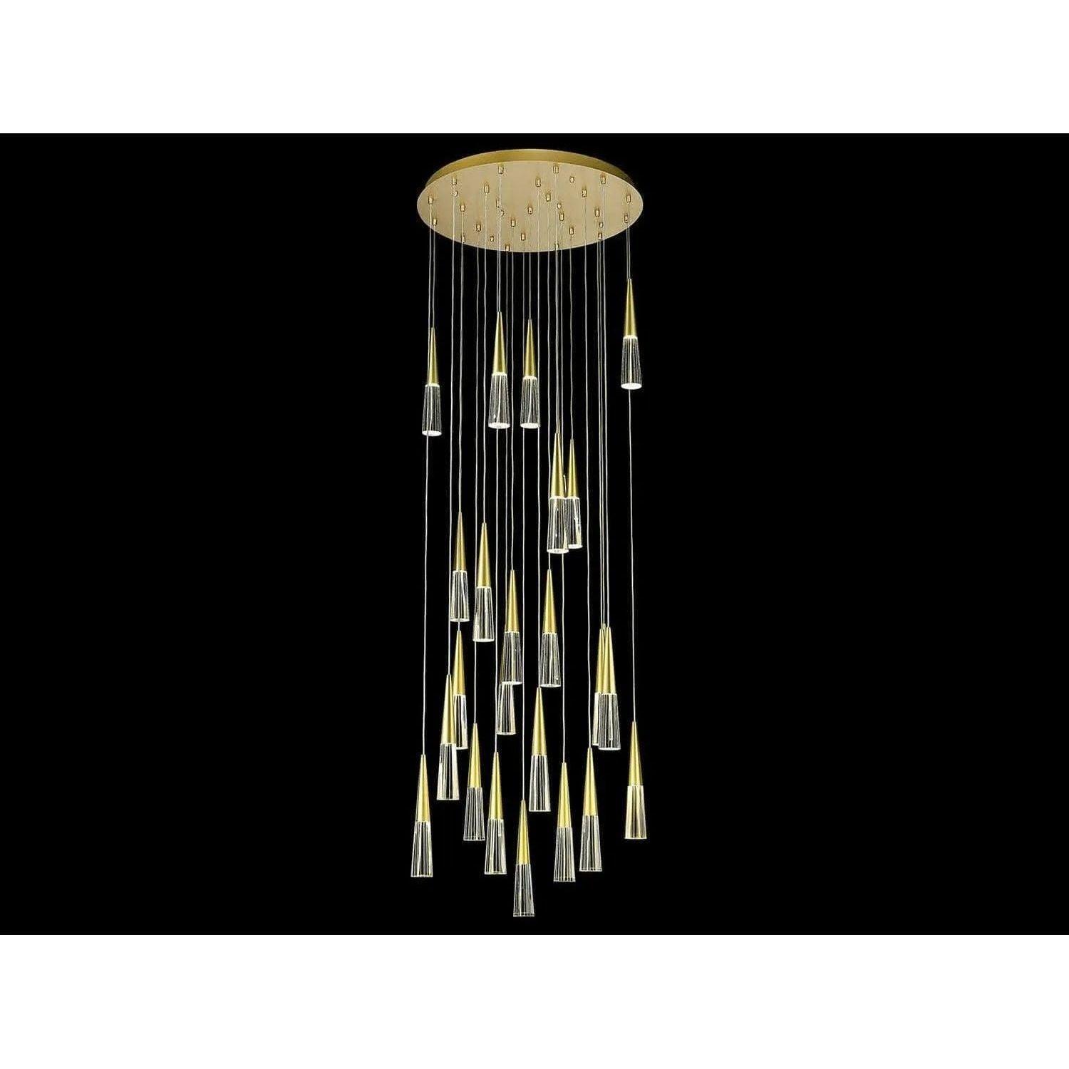 Avenue Lighting - Encino Ave. Multi-Light Pendant - HF7725-BB - Canada Light Shop