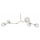 Avenue Lighting - Fairfax Linear Chandelier - HF8085-BB - Canada Light Shop
