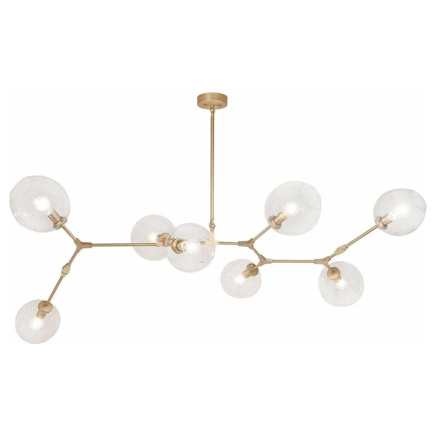 Avenue Lighting - Fairfax Linear Chandelier - HF8088-BB - Canada Light Shop