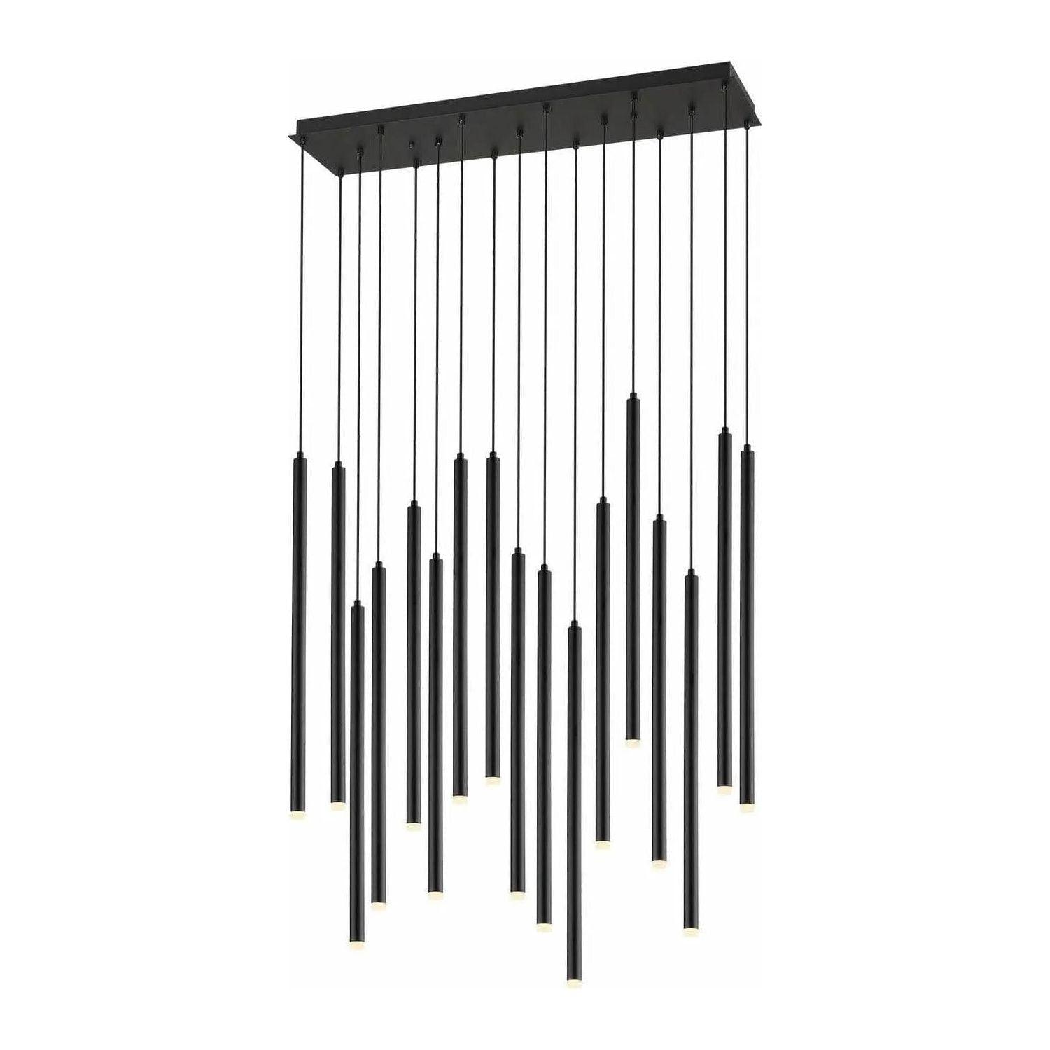 Avenue Lighting - Filmore Ave. Linear Multi Pendant - HF2802-BLK - Canada Light Shop