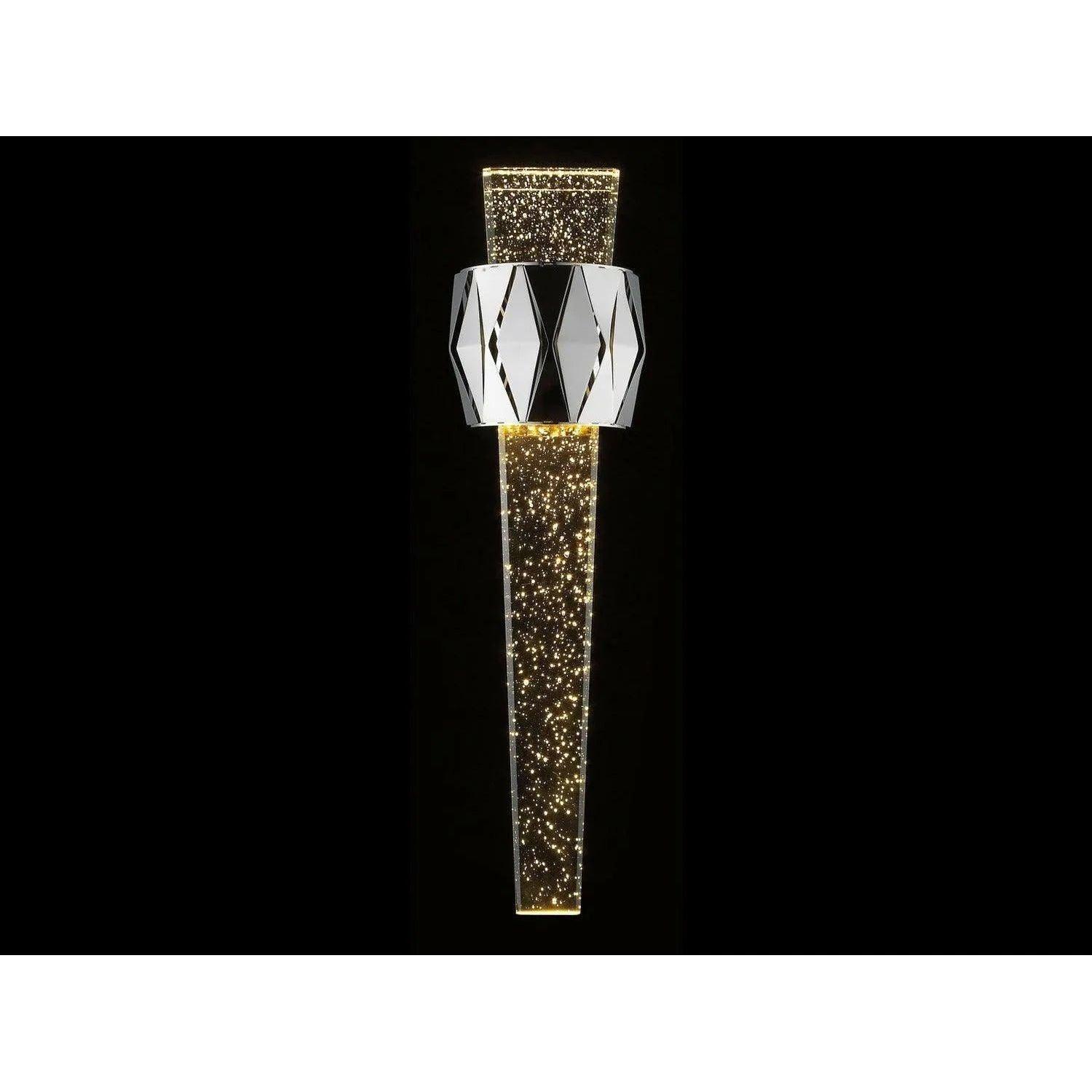 Avenue Lighting - Glacier LED Beveled Torch Wall Sconce - HF3009-PN - Canada Light Shop