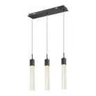 Avenue Lighting - Glacier Linear Multi Pendant - HF1900-3-GL-BK-C - Canada Light Shop