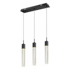 Avenue Lighting - Glacier Linear Multi Pendant - HF1900-3-GL-BK - Canada Light Shop