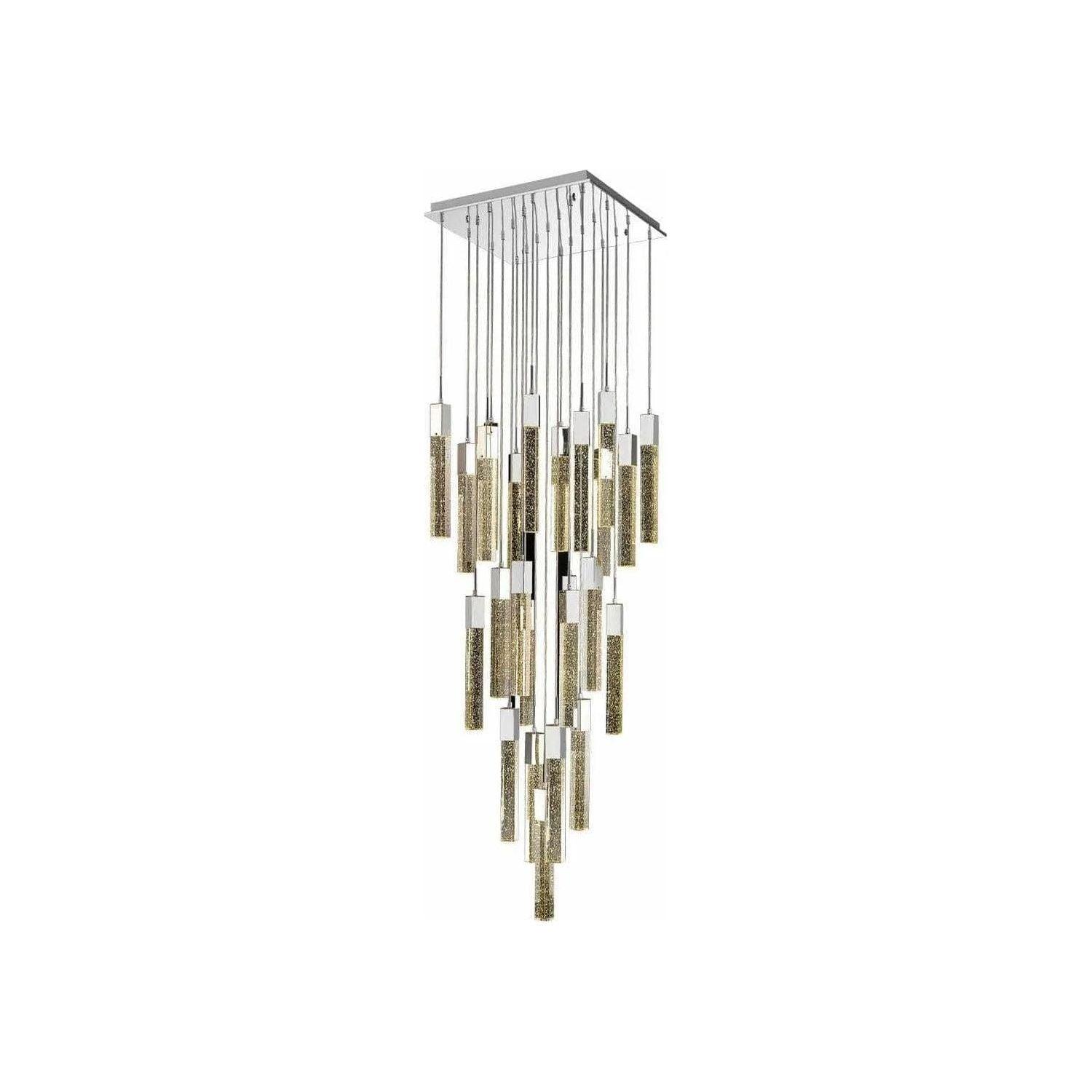 Avenue Lighting - Glacier Multi Pendant - HF1904-25-GL-CH - Canada Light Shop