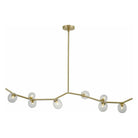 Avenue Lighting - Hampton Linear Chandelier - HF4808-CLR - Canada Light Shop