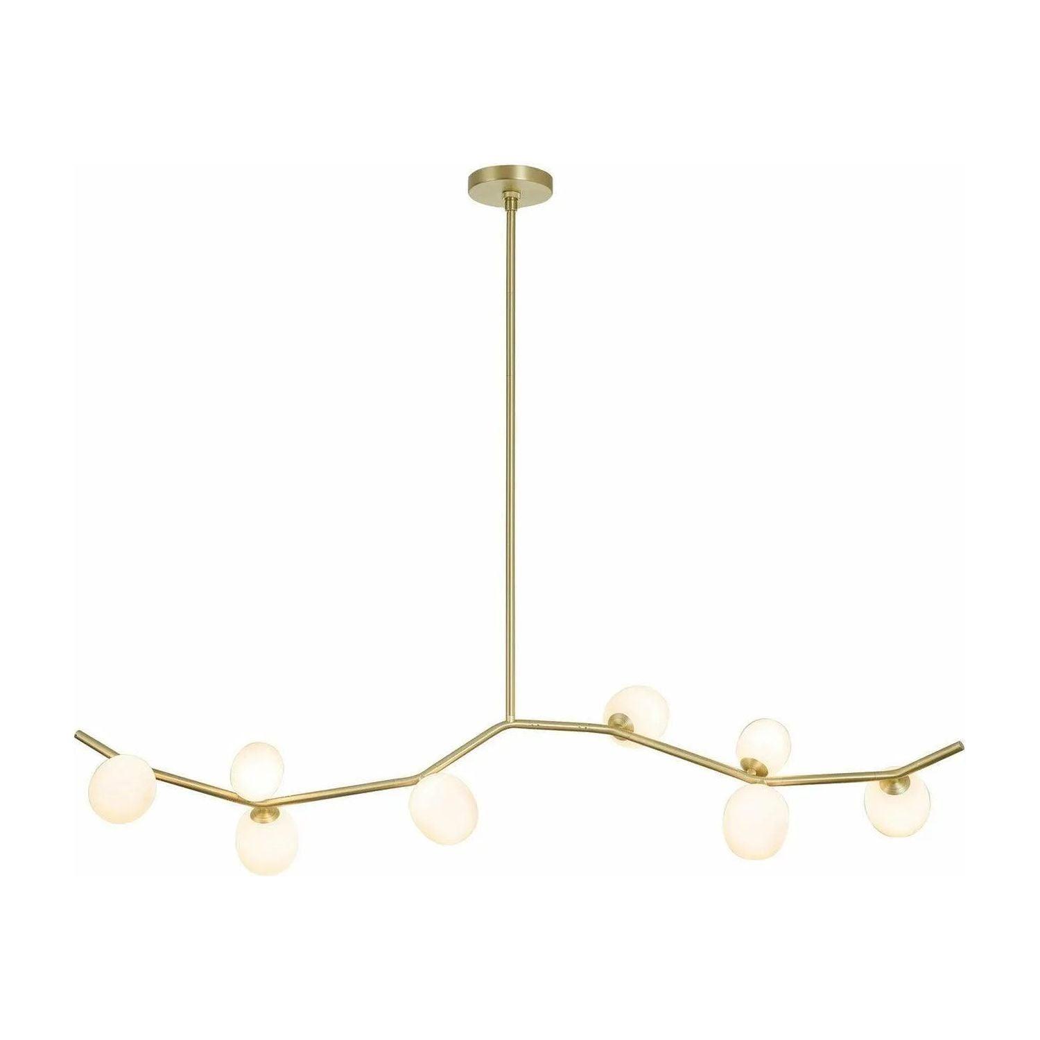 Avenue Lighting - Hampton Linear Chandelier - HF4808-WHT - Canada Light Shop