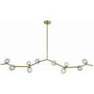 Avenue Lighting - Hampton Linear Chandelier - HF4810-CLR - Canada Light Shop